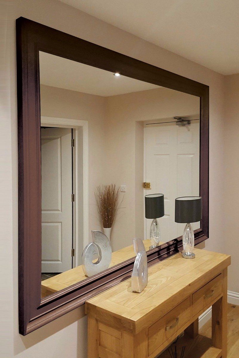 Extra Large Bronze Coloured Modern Big Leaner Wall Mirror New Throughout Latest Large Contemporary Wall Mirrors (View 14 of 20)