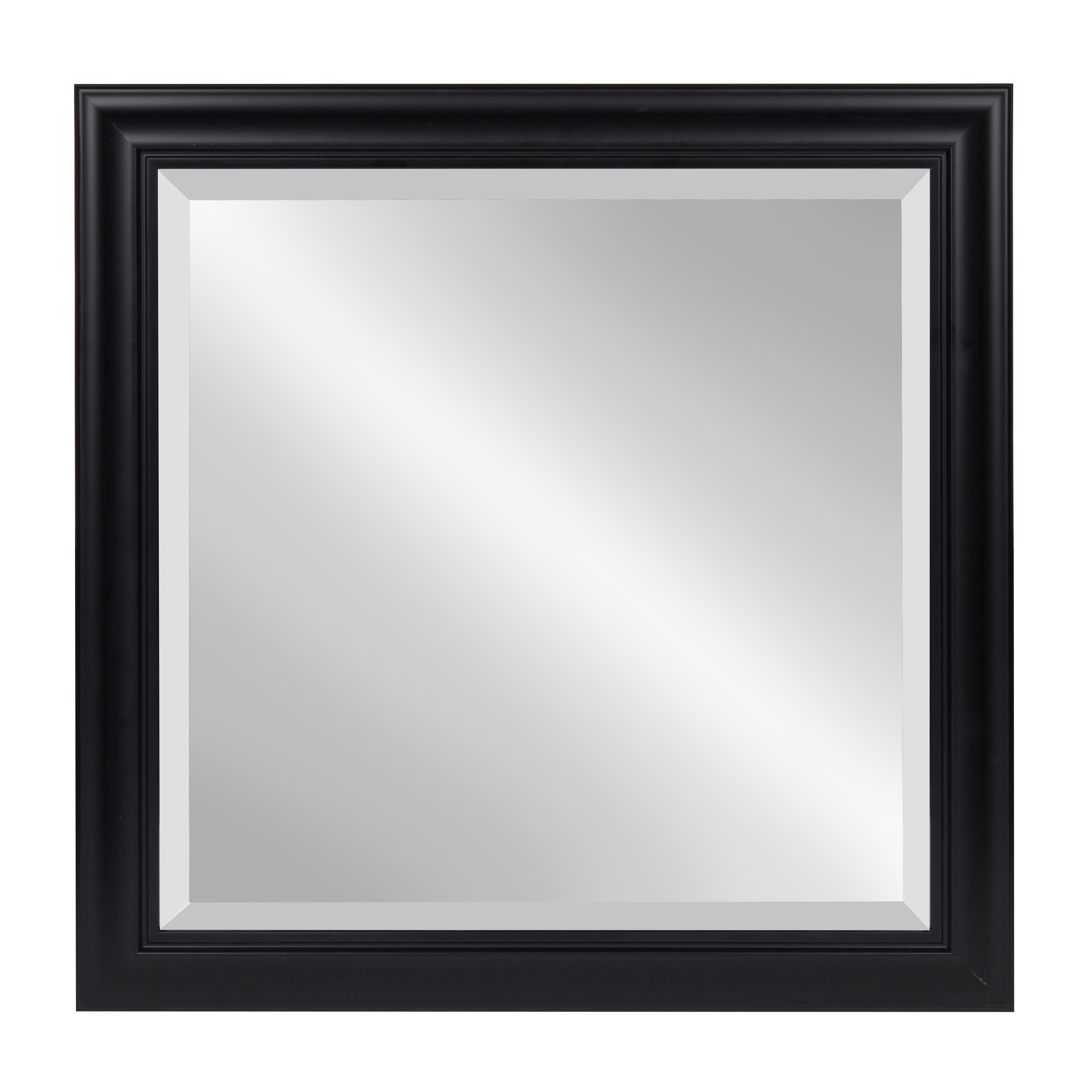 Famous Dedrick Decorative Framed Modern And Contemporary Wall Mirrors Within Hegarty Square Framed Accent Mirror (View 7 of 20)