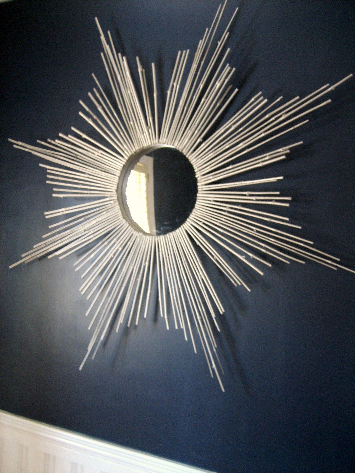 Famous Stick On Wall Mirrors With Regard To Ten June: Diy Bamboo Stick Sunburst Mirror Tutorial (View 19 of 20)