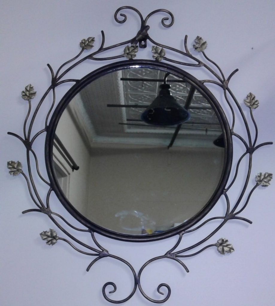 Favorite Wrought Iron Wall Mirror – Exclusivio Intended For Iron Wall Mirrors (View 1 of 20)