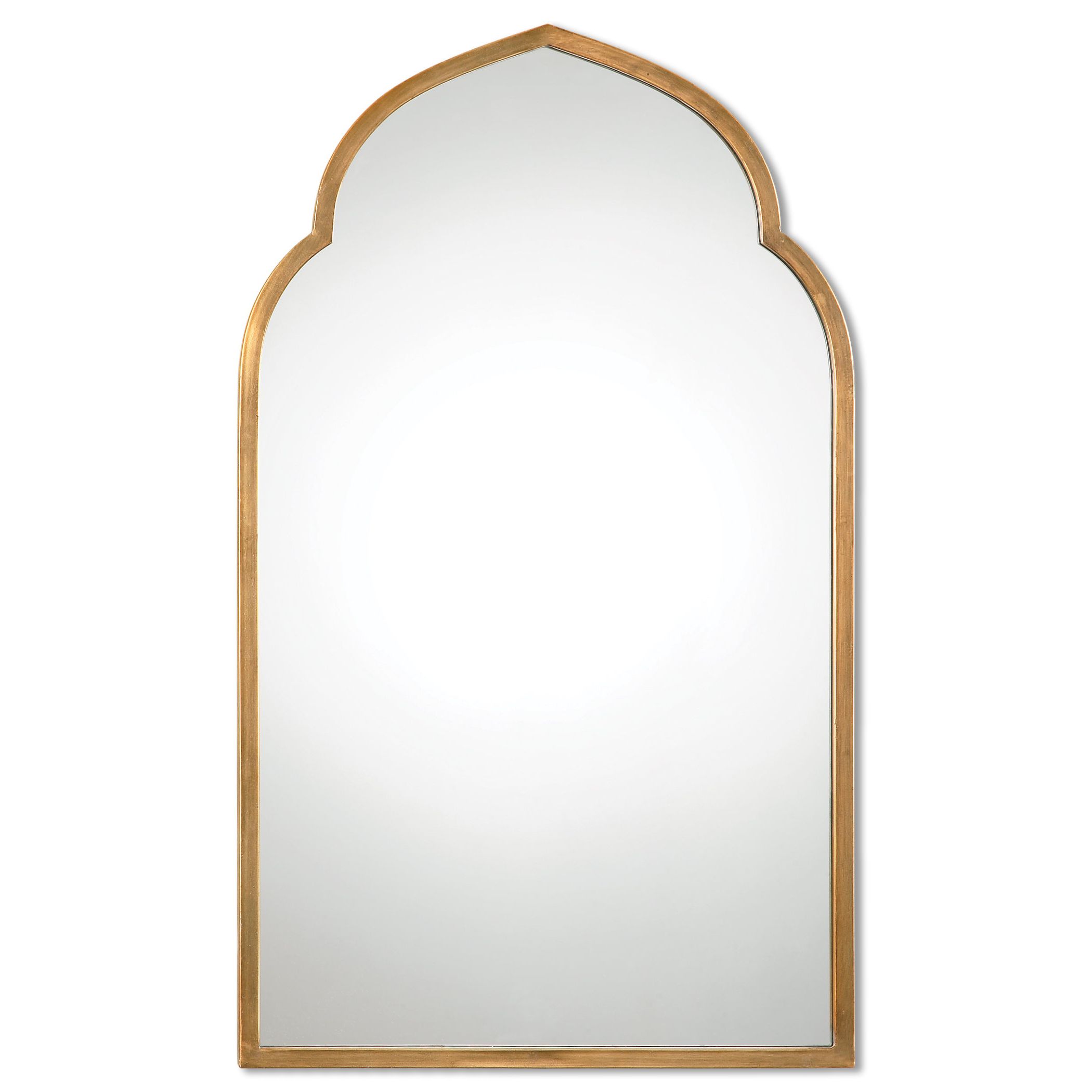 Fifi Contemporary Arch Wall Mirrors Regarding Recent Gold Arch Wall Mirror (View 15 of 20)
