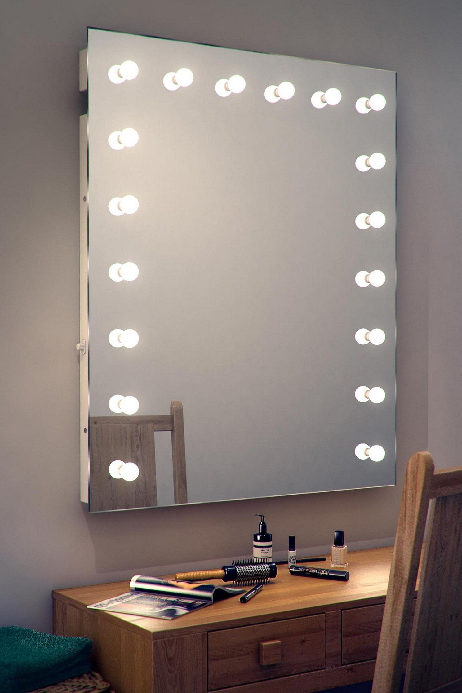 Illuminated Wall Mirrors With Popular 13 Beautiful Diy Vanity Mirror Ideas To Consider For Your (View 10 of 20)