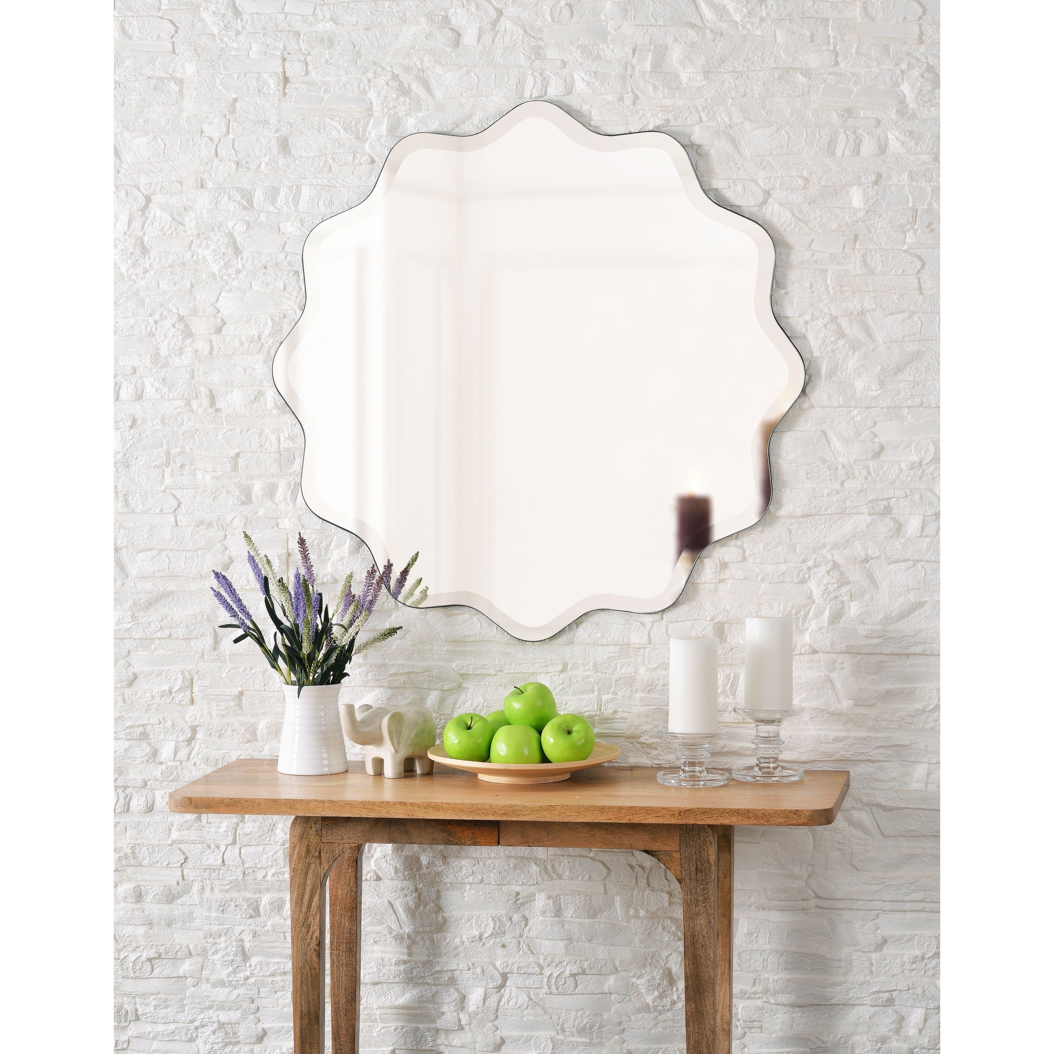 Josie Wavy 34 Inch Wall Mirror Pertaining To Well Liked Wavy Wall Mirrors (Photo 19 of 20)
