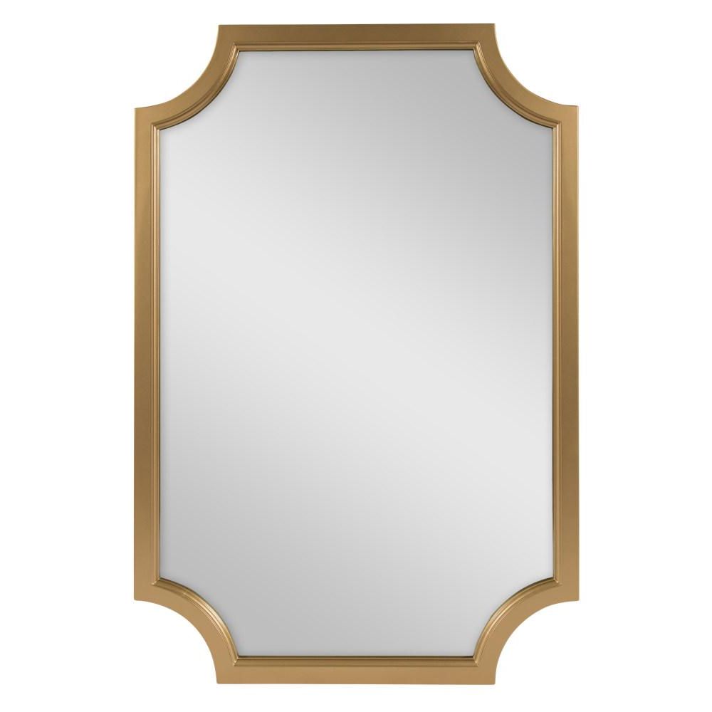 Kate And Laurel Hogan Irregular Gold Accent Mirror 213996 – The Home With Well Known Bracelet Traditional Accent Mirrors (View 14 of 20)