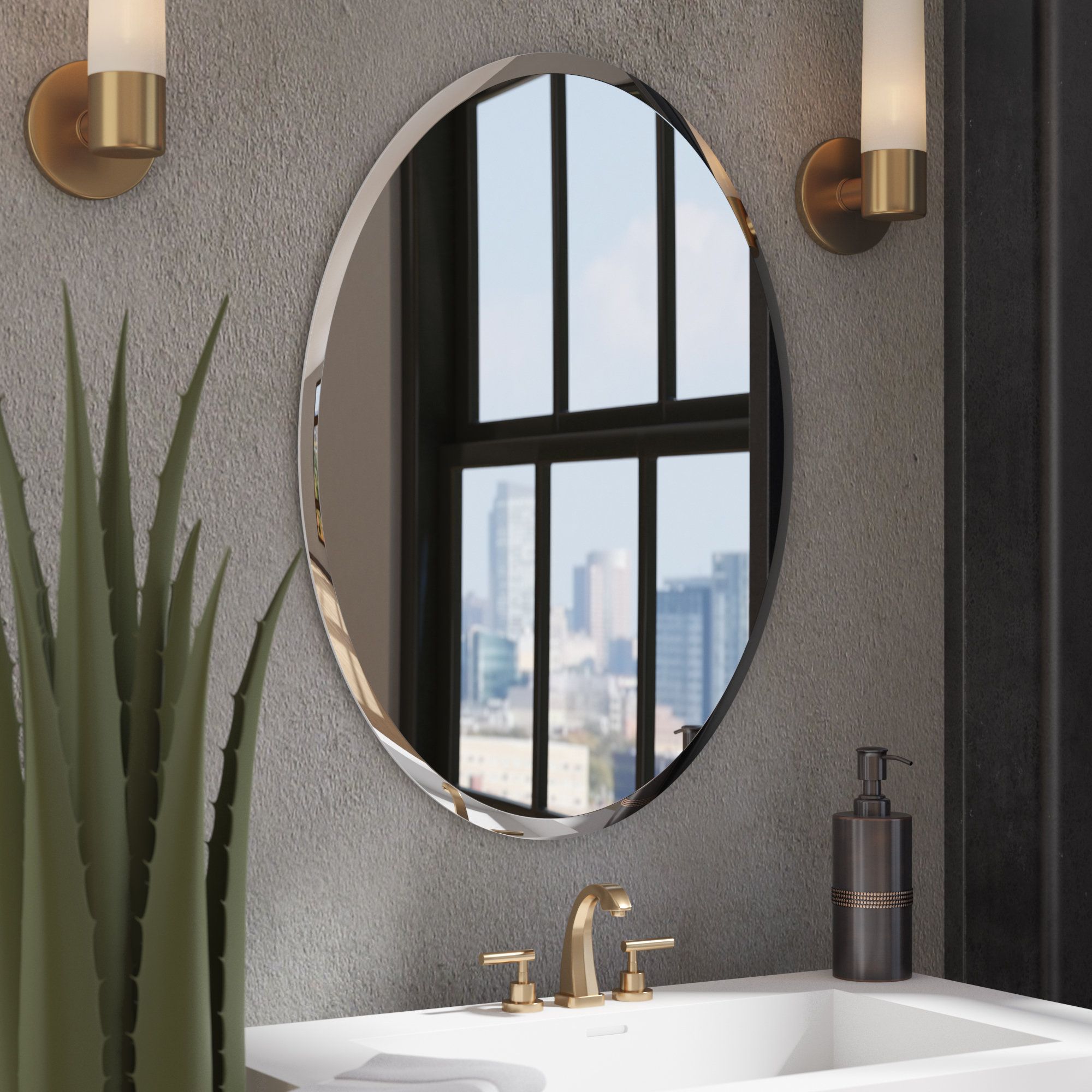 Kayden Bathroom Mirror With Regard To Most Recent Kayden Accent Mirrors (View 11 of 20)