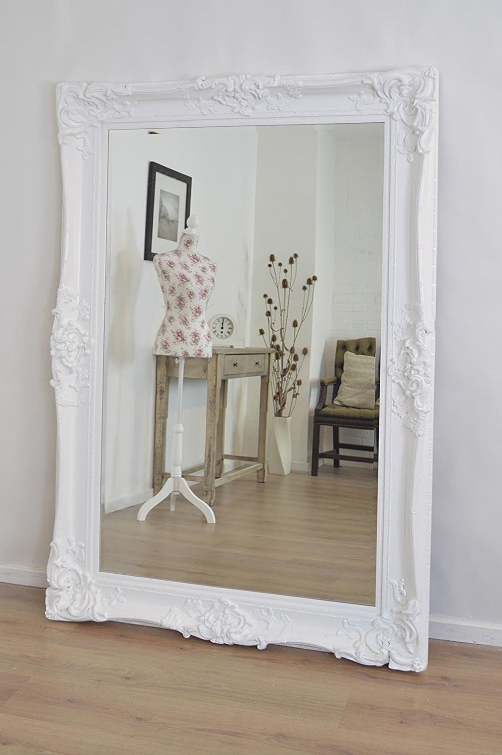Large Ornate Wall Mirrors Intended For Most Up To Date Large Mirror Wall Mirrors Floor Decoration Decorative Round (Photo 9 of 20)