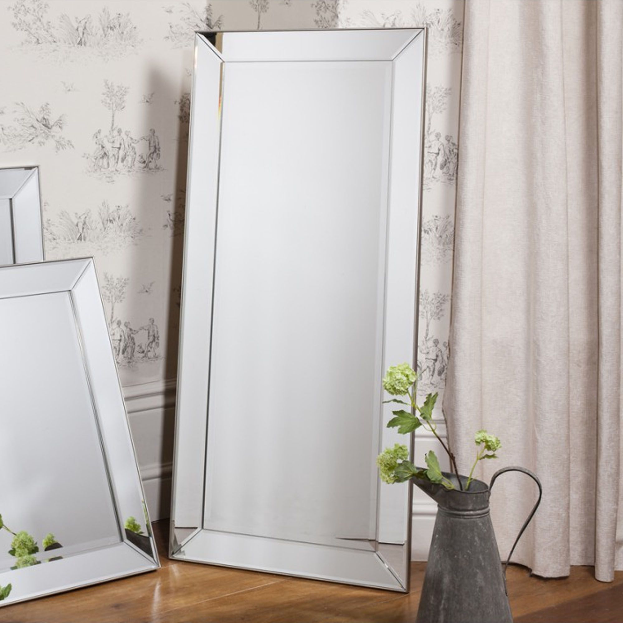 Large Wall Mirrors For Well Known Baskin Wall Mirror (large) (Photo 1 of 20)