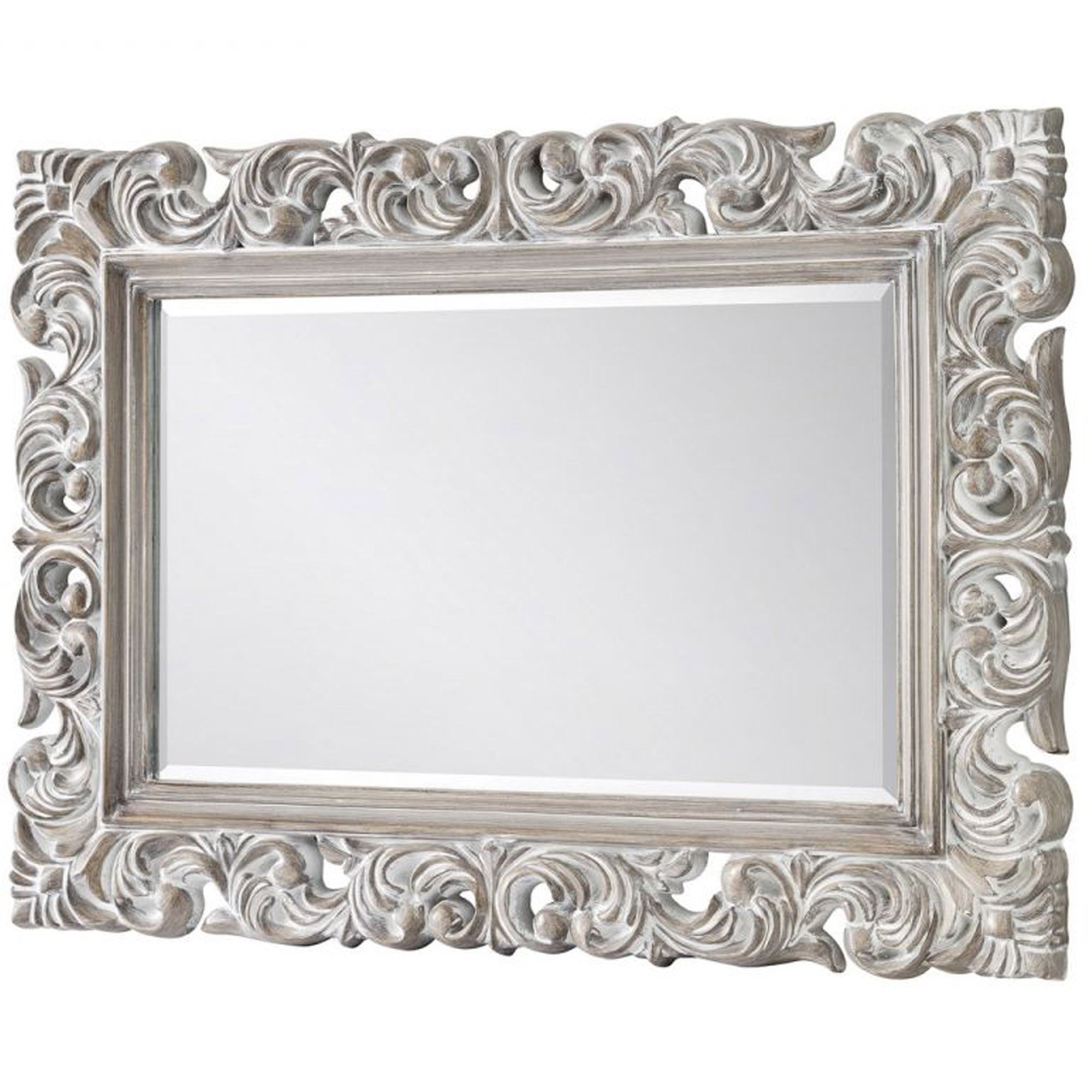 Latest Distressed Wall Mirrors With Regard To Baroque Distressed Wall Mirror (View 7 of 20)
