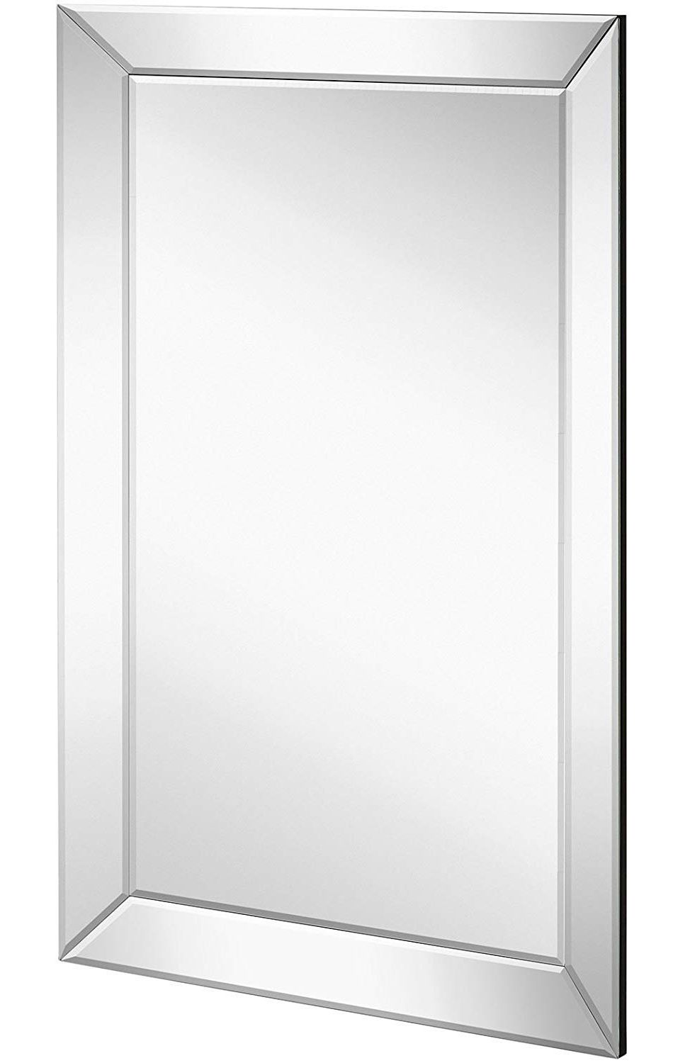Luxury Mirrored Rectangle Regarding Wall Mirror With Mirror Frame (View 18 of 20)