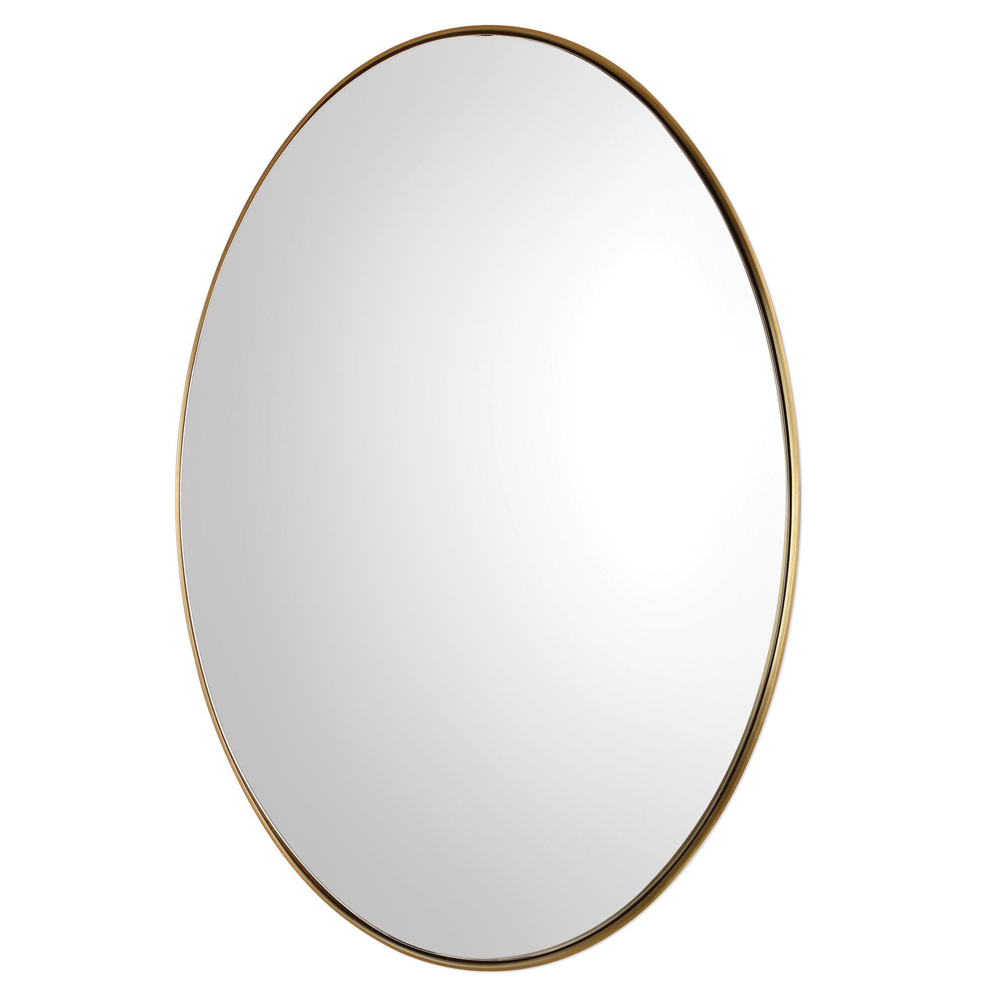 Mahanoy Modern And Contemporary Distressed Accent Mirrors Regarding 2019 Devan Oval Accent Mirror (View 10 of 20)