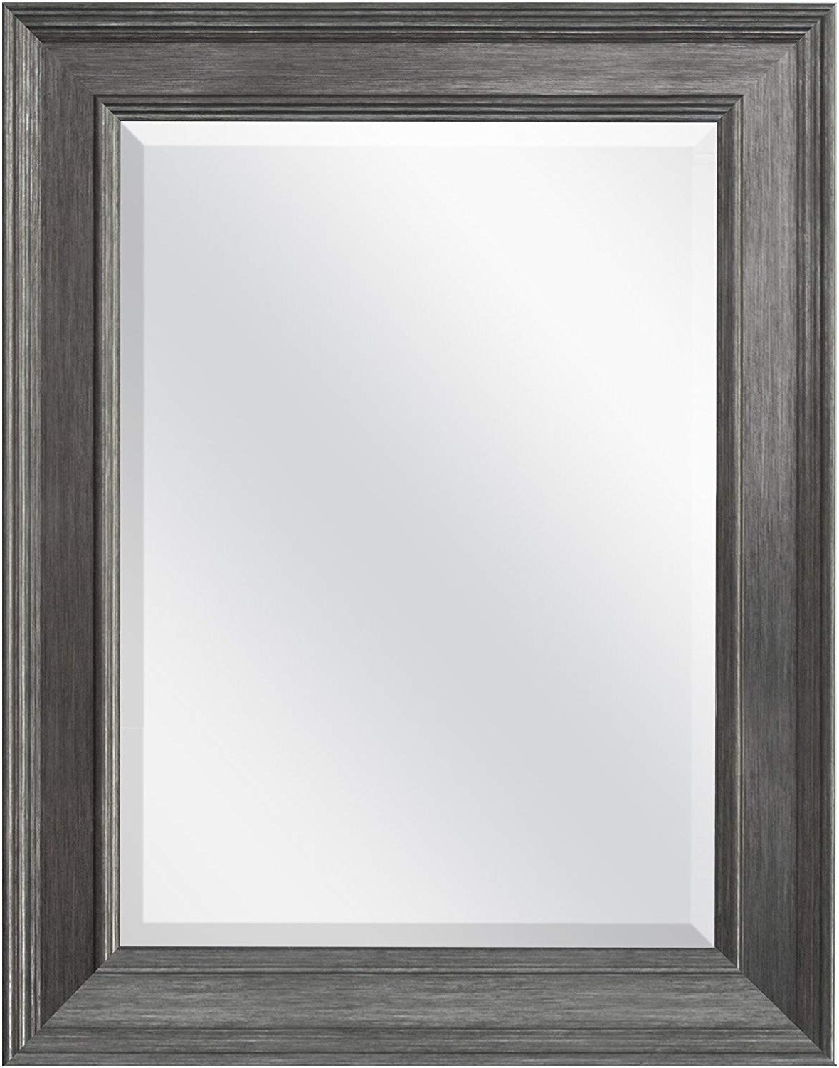 Mcs Wall Mirror, Pewter Intended For Fashionable Pewter Wall Mirrors (View 18 of 20)