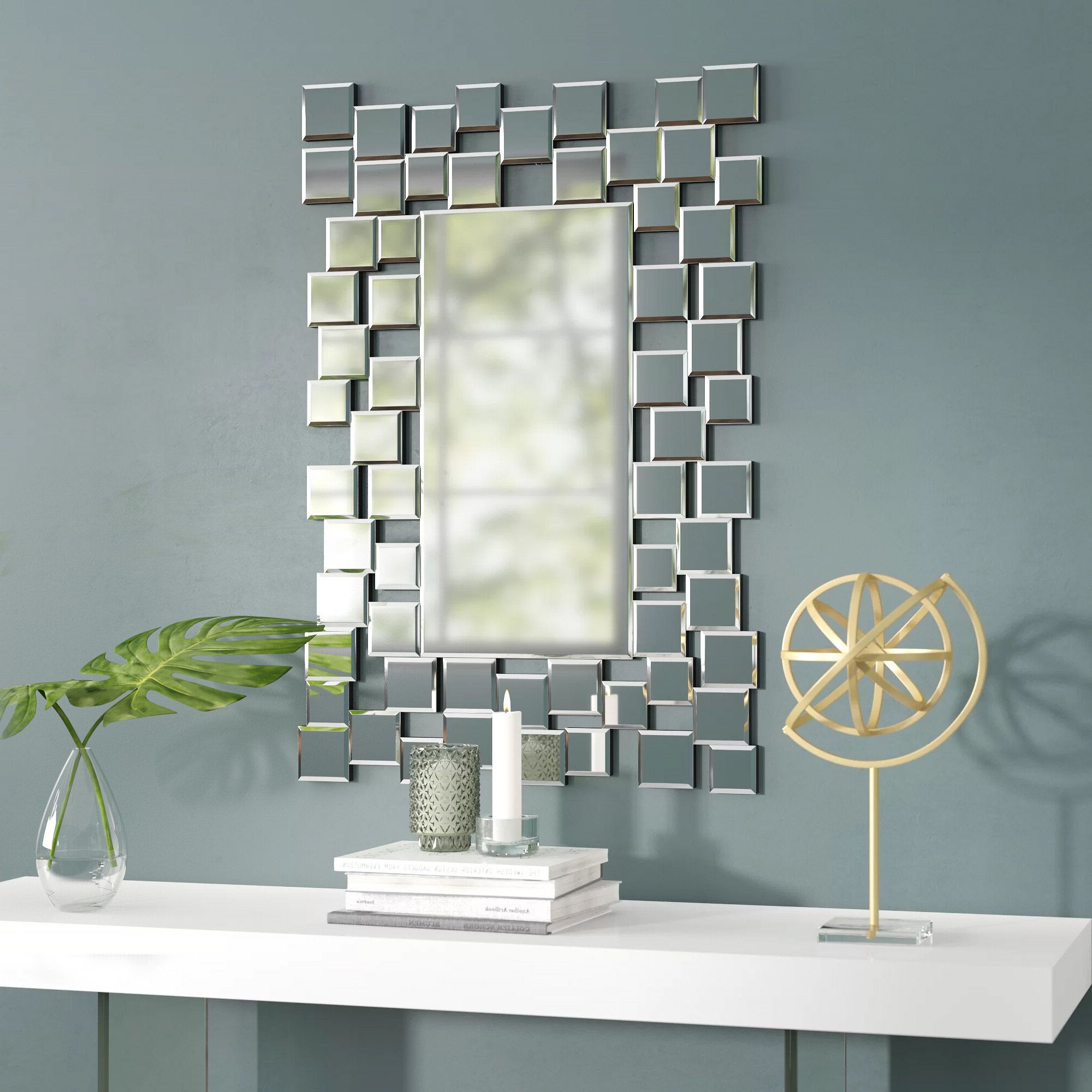 Menachem Modern & Contemporary Accent Mirrors Inside Recent Brayden Studio Modern & Contemporary Accent Wall Mirror (View 20 of 20)