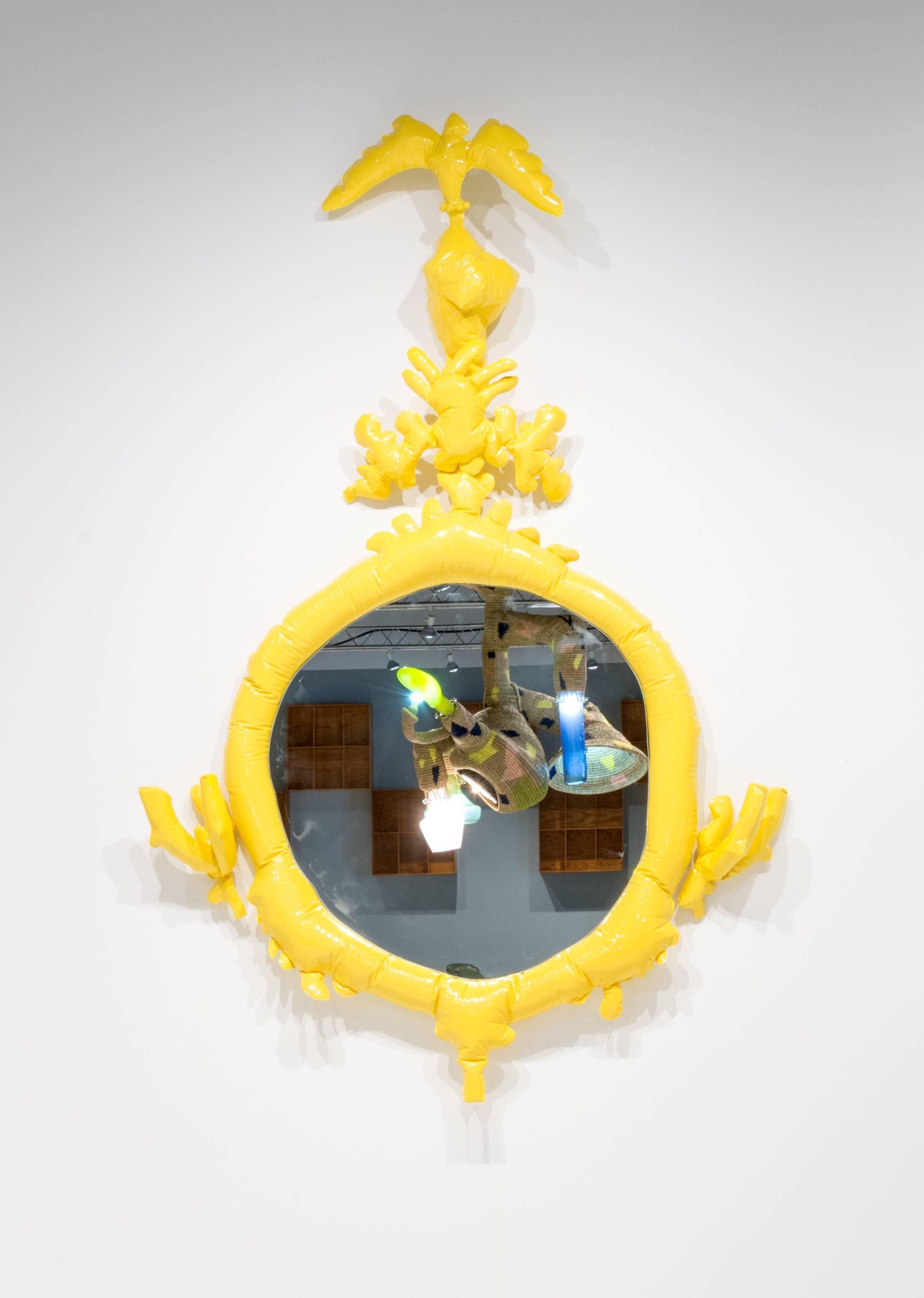 Misha Kahn, "saturday Morning Series, Yellow Wall Mirror," 2015 Inside Current Yellow Wall Mirrors (View 17 of 20)