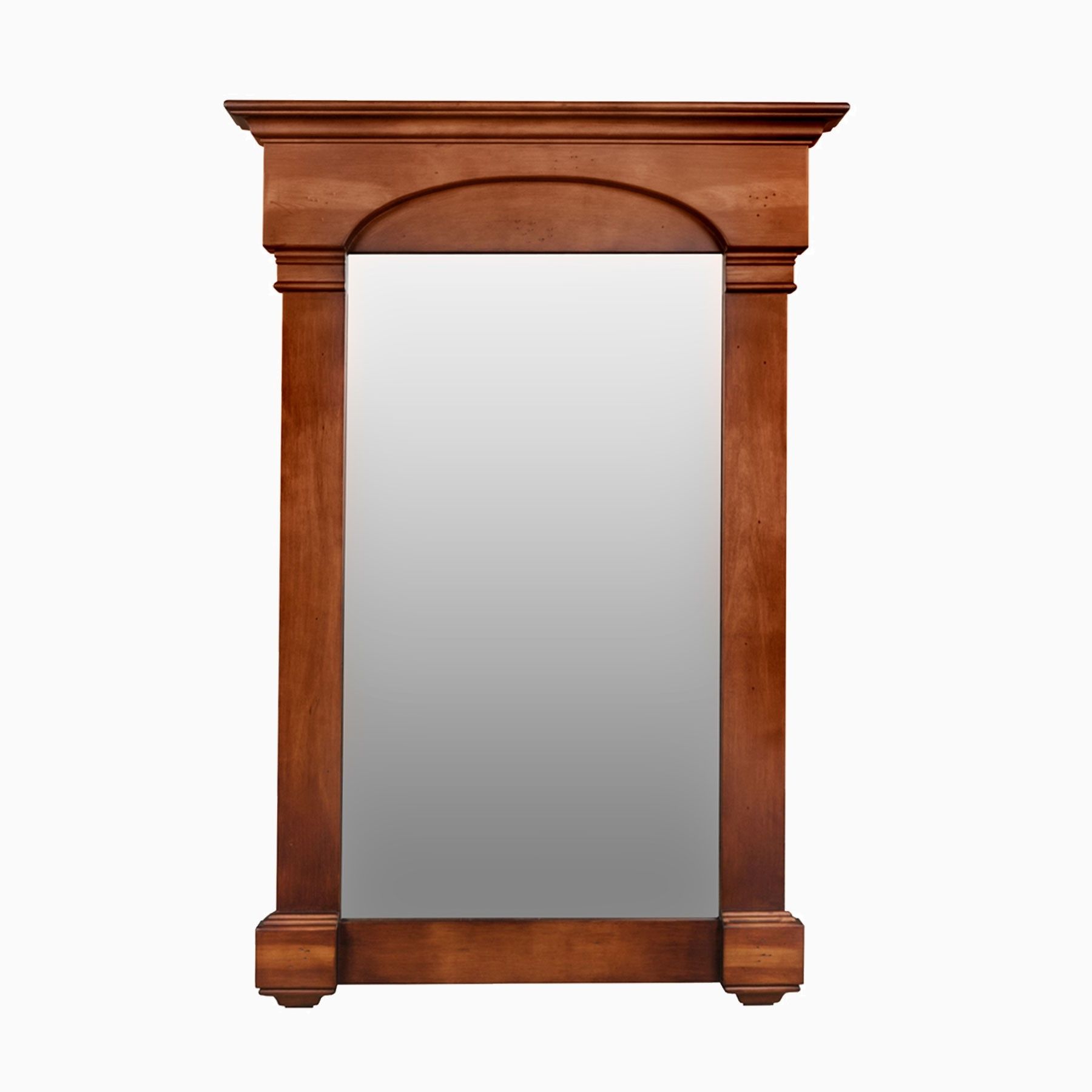 Most Current Cherry Wall Mirrors Intended For Betty 24" W X 36" H Wood Framed Rectangle Wall Mirror, Cherry Americana (Photo 5 of 20)