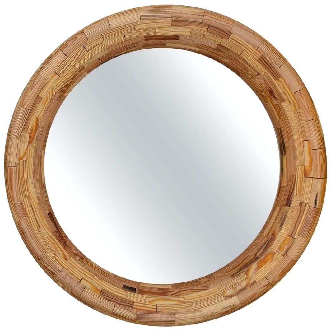 Most Current Pine Wall Mirrors With Pine Wall Mirrors Vintage Mirror For Wood Decorative Image  (View 16 of 20)