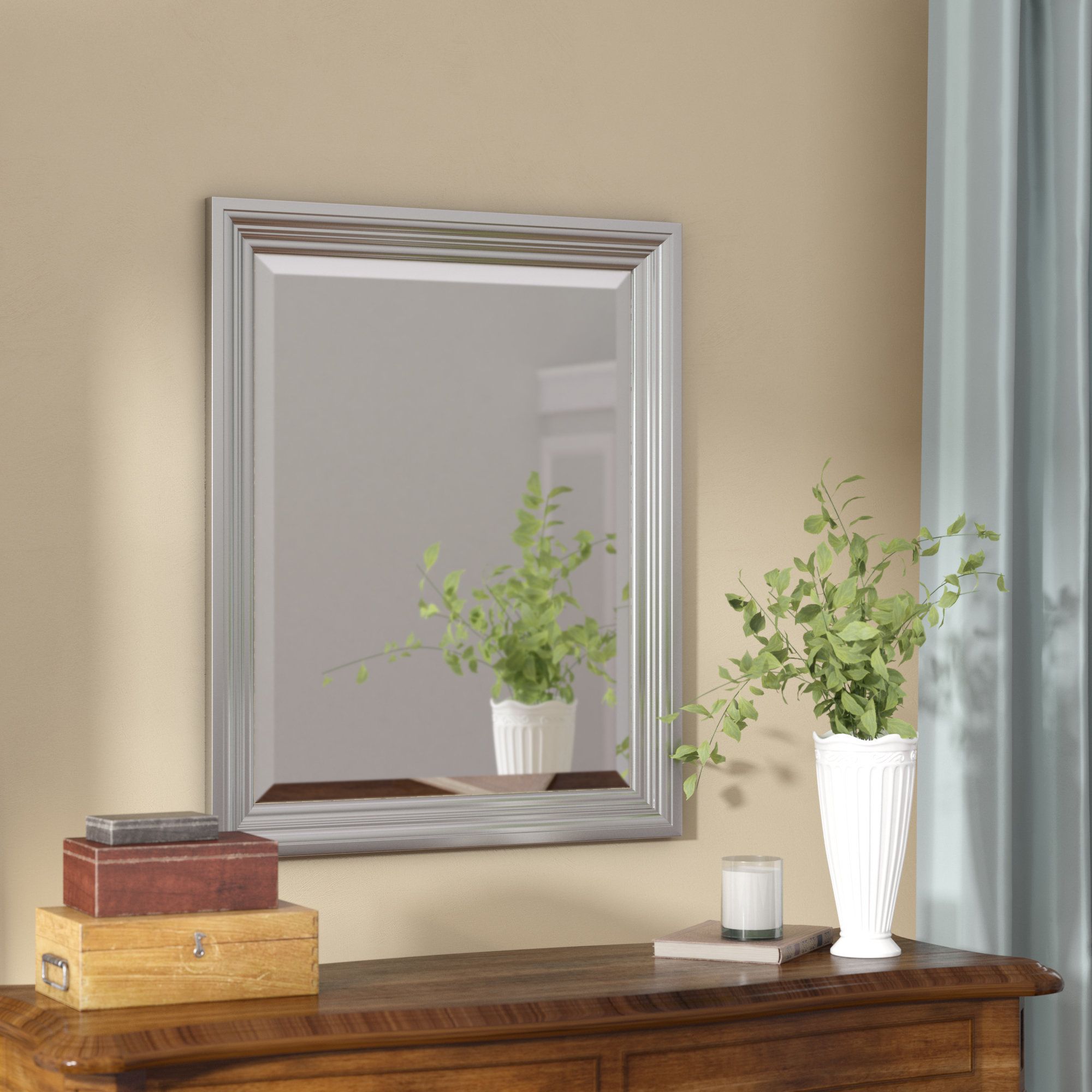 Most Current Rectangle Plastic Beveled Wall Mirrors In Rectangle Plastic Beveled Wall Mirror (Photo 1 of 20)