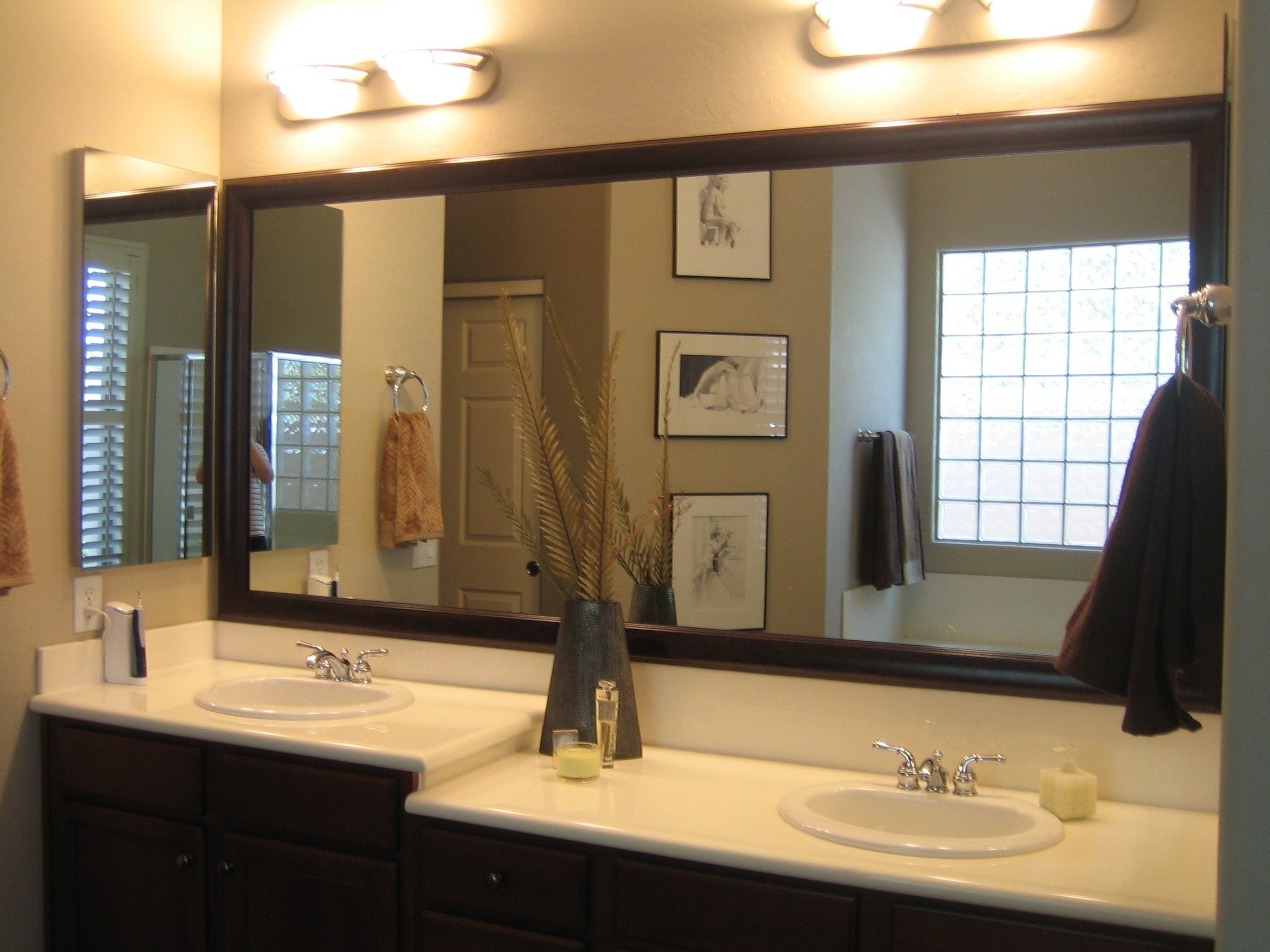 Most Recently Released Engaging Bathroom Vanities Lights And Mirrors Height Wall With Regard To Wall Mirrors For Bathroom Vanities (View 10 of 20)