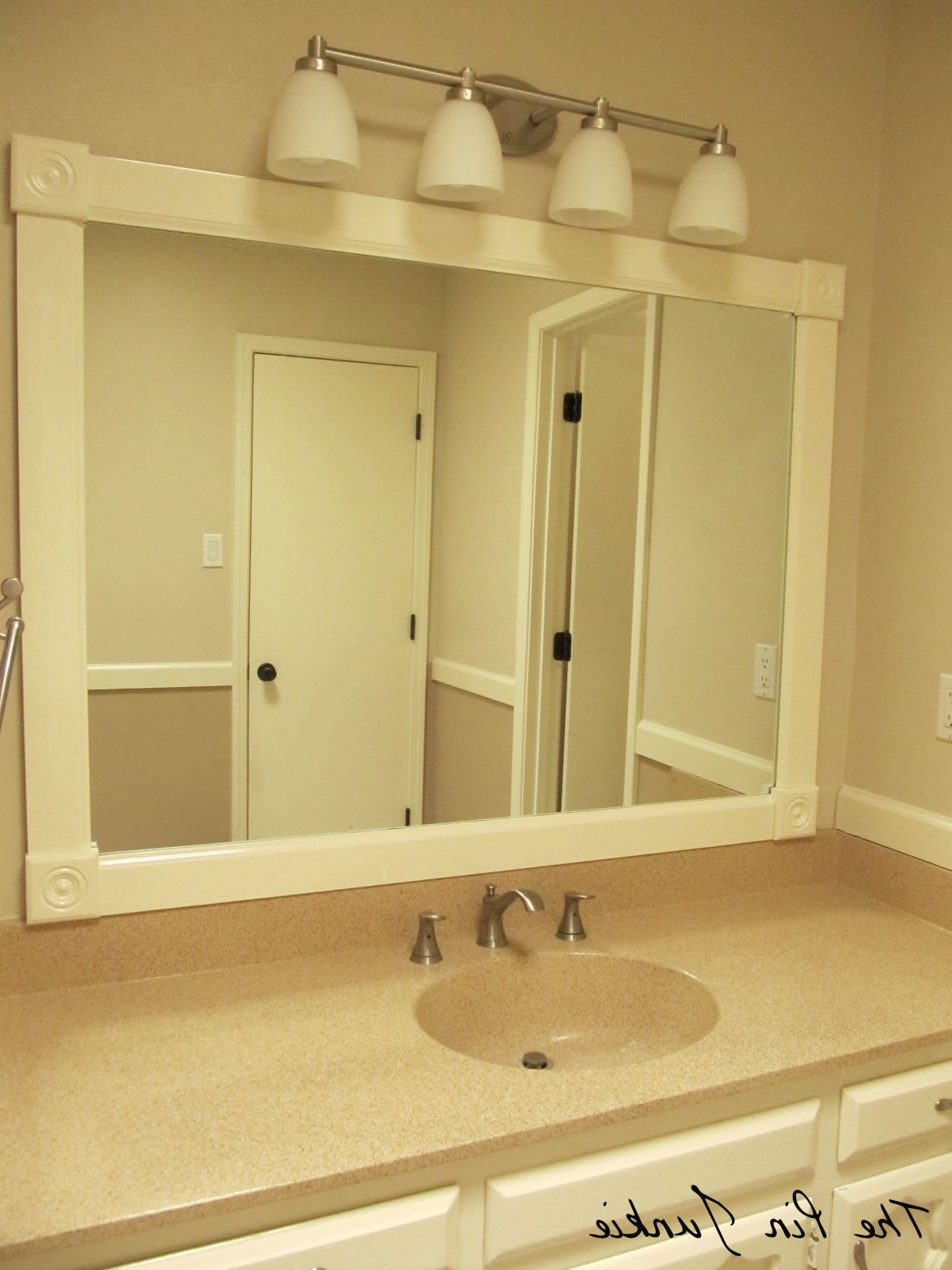 Most Up To Date How To Frame A Bathroom Mirror With Framing Bathroom Wall Mirrors (View 2 of 20)