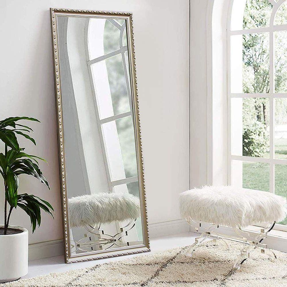 Neutype Full Length Mirror Standing Hanging Or Leaning Against Wall, Large  Rectangle Bedroom Mirror Floor Mirror Dressing Mirror Wall Mounted Mirror, Inside Most Current Large Full Length Wall Mirrors (Photo 3 of 20)