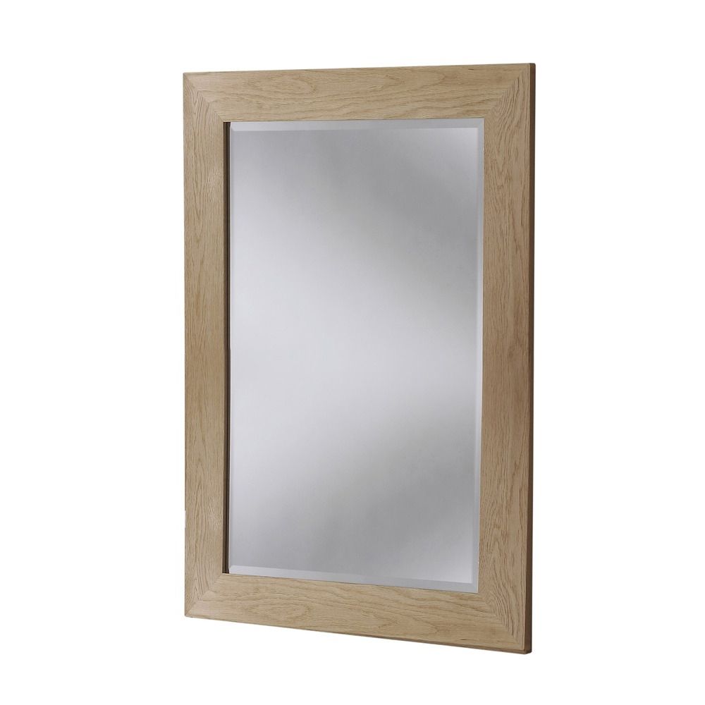 Oak Wall Mirrors Throughout Most Recently Released Preston Solid Oak Wall Mirrors – 58.5cm X  (View 1 of 20)