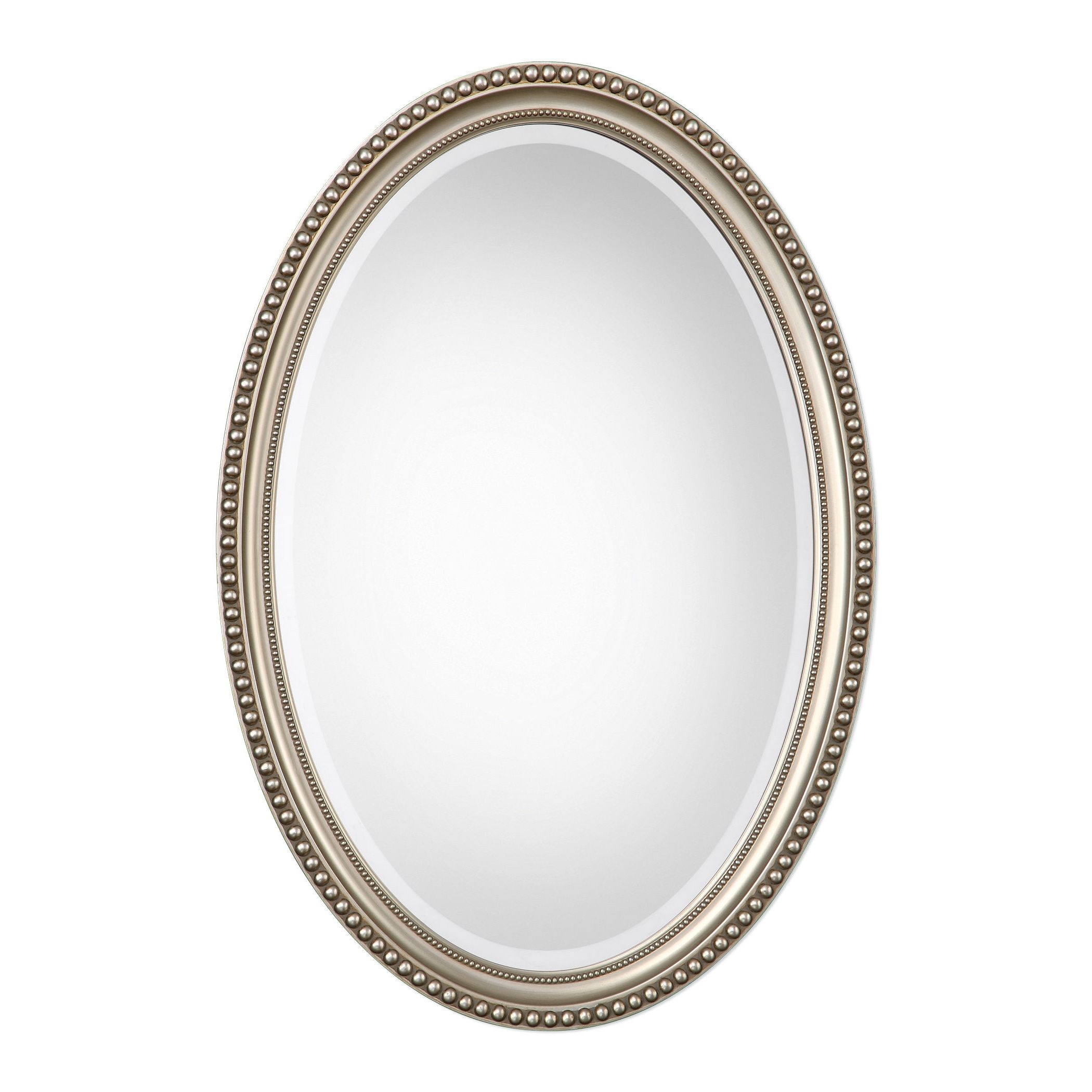 Oval Metallic Accent Mirrors Regarding Best And Newest Oval Metallic Accent Mirror (View 2 of 20)