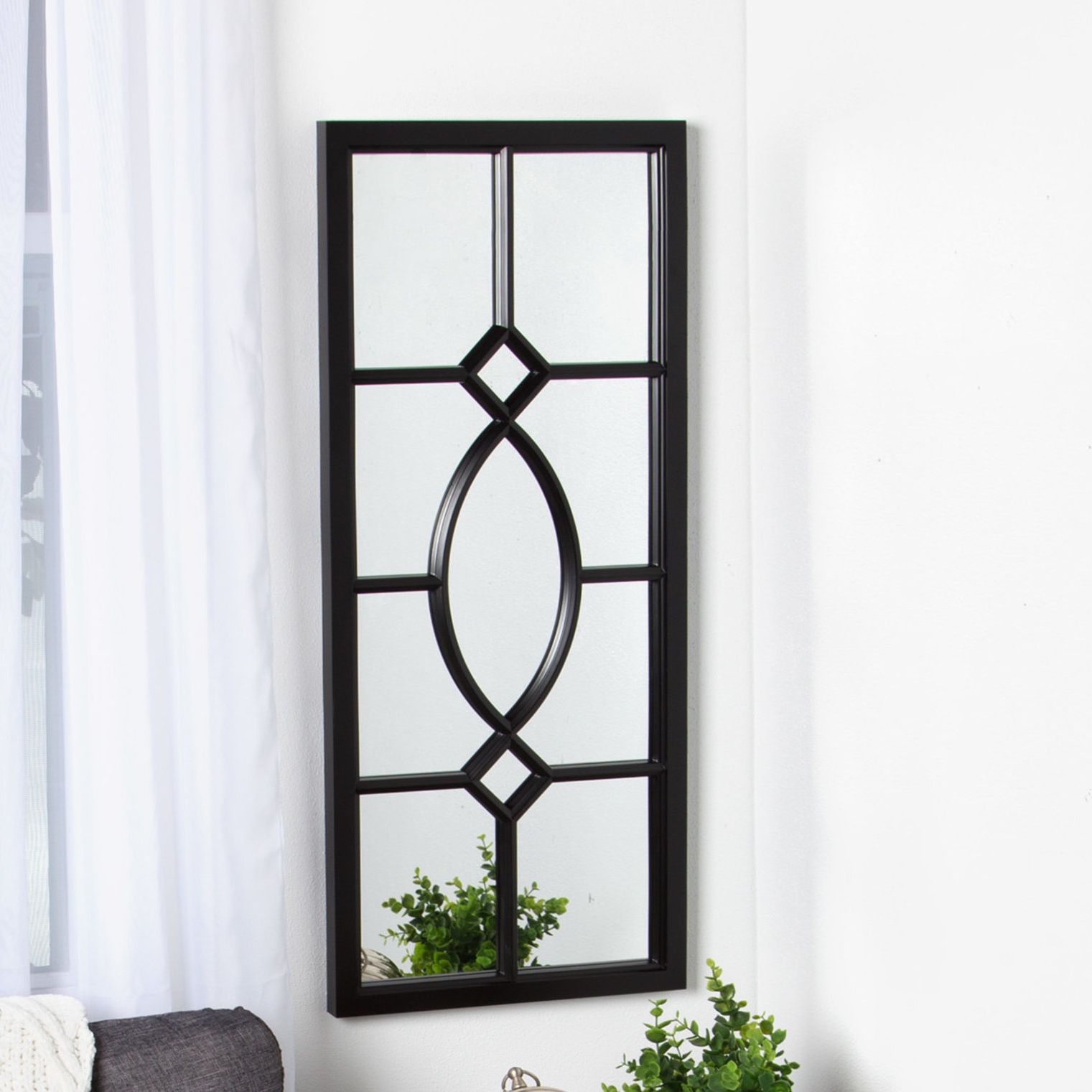 Polito Cottage/country Wall Mirrors Pertaining To Well Known Mercersburg Window Wall Accent Mirror (View 12 of 20)