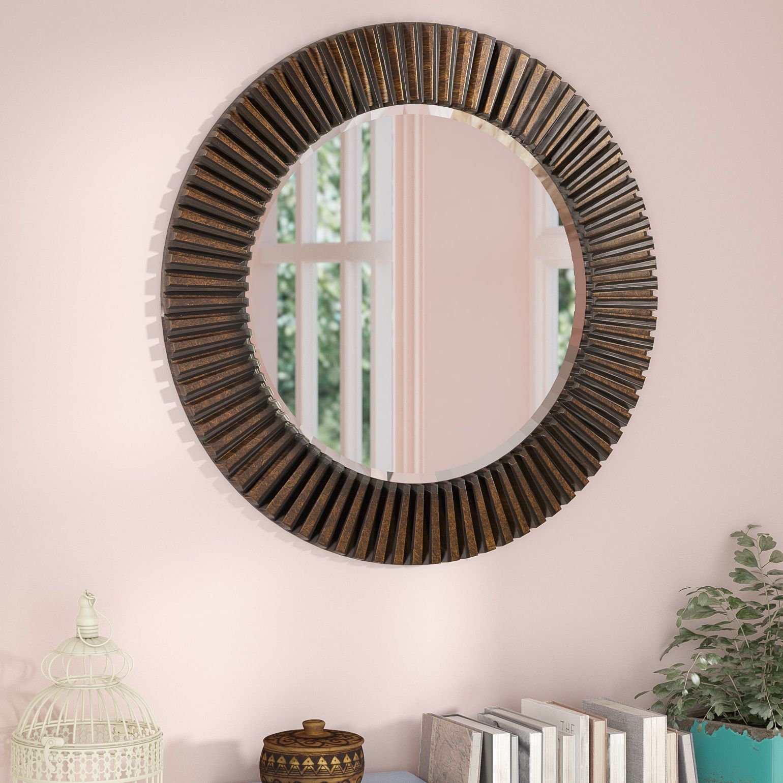 Popular Round Eclectic Accent Mirror Within Round Eclectic Accent Mirrors (View 1 of 20)