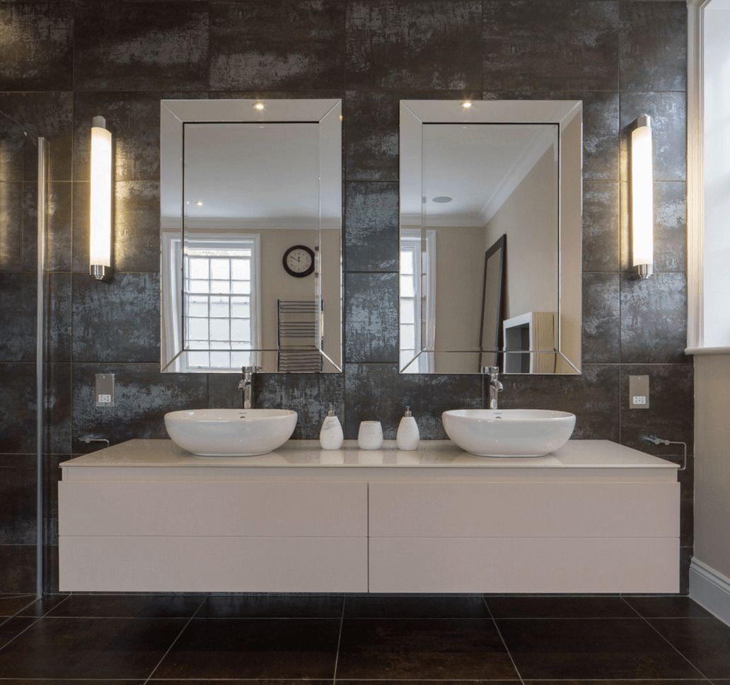 Preferred 38 Bathroom Mirror Ideas To Reflect Your Style – Freshome Inside Wall Mirror With Mirror Frame (Photo 10 of 20)