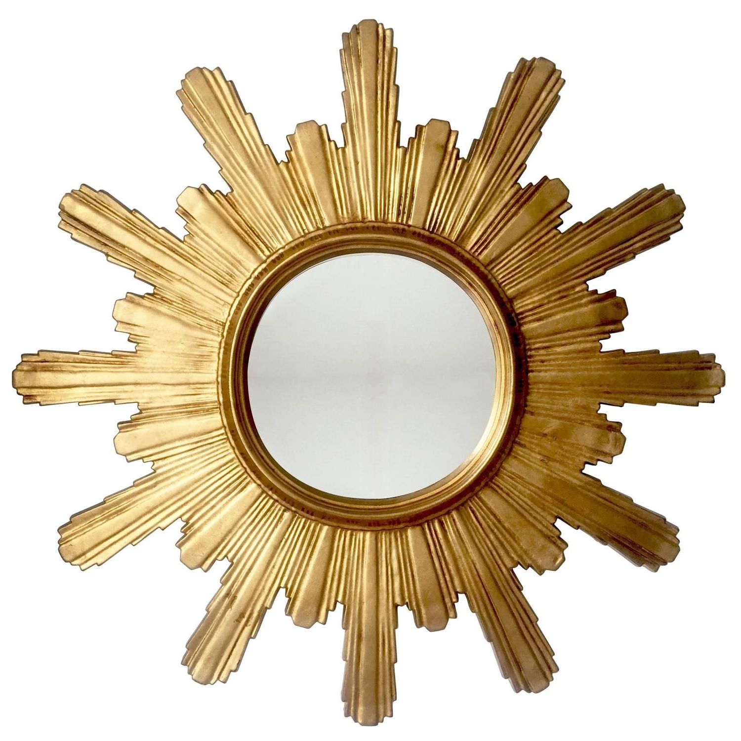 Preferred Birksgate Sunburst Accent Mirrors Throughout Extra Large Carved Wooden Brutalist Sunburst Or Starburst Mirror (View 8 of 20)