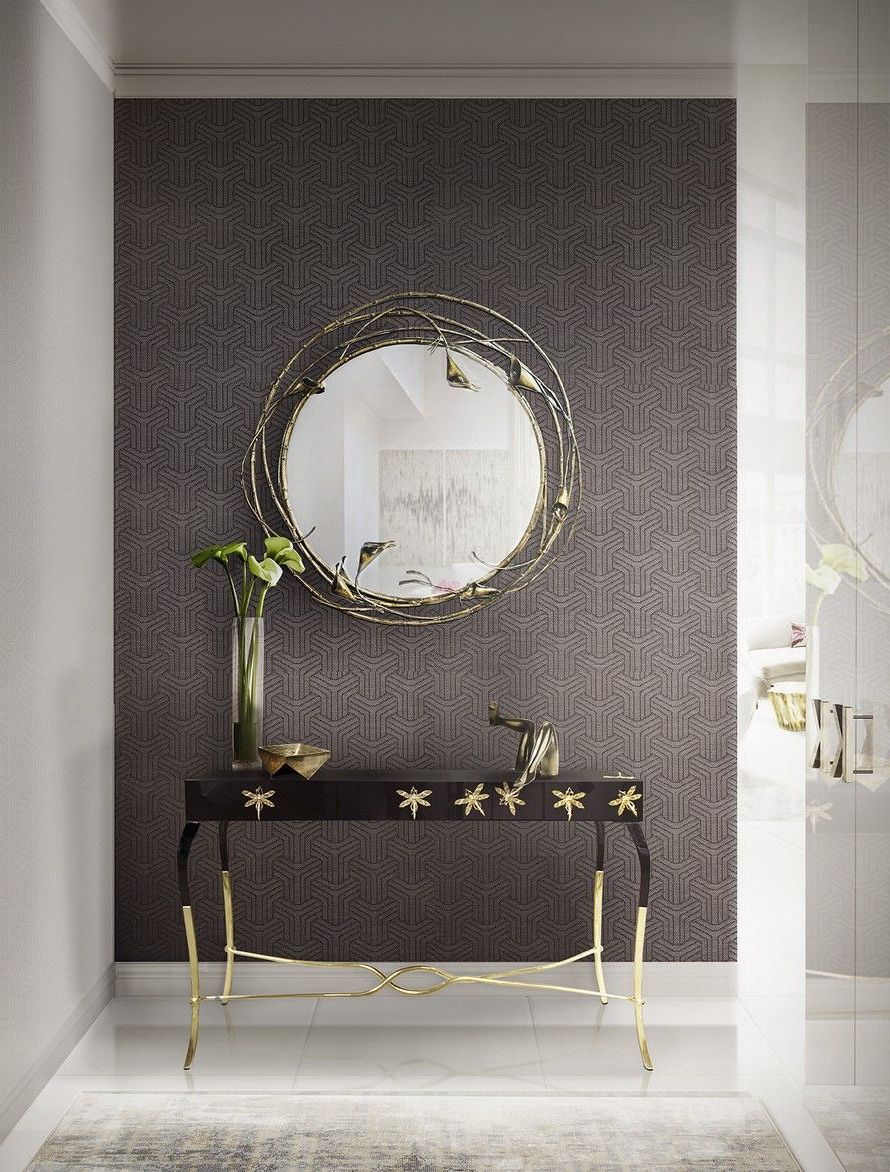 Pretty Wall Mirrors Throughout Widely Used The Most Beautiful Wall Mirror Designs For Your Living Room (Photo 3 of 20)