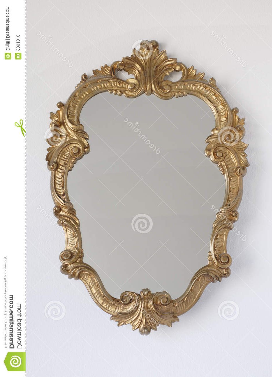 Princess Wall Mirrors Inside Well Known Princess Mirror On A Wall Stock Photo (View 6 of 20)