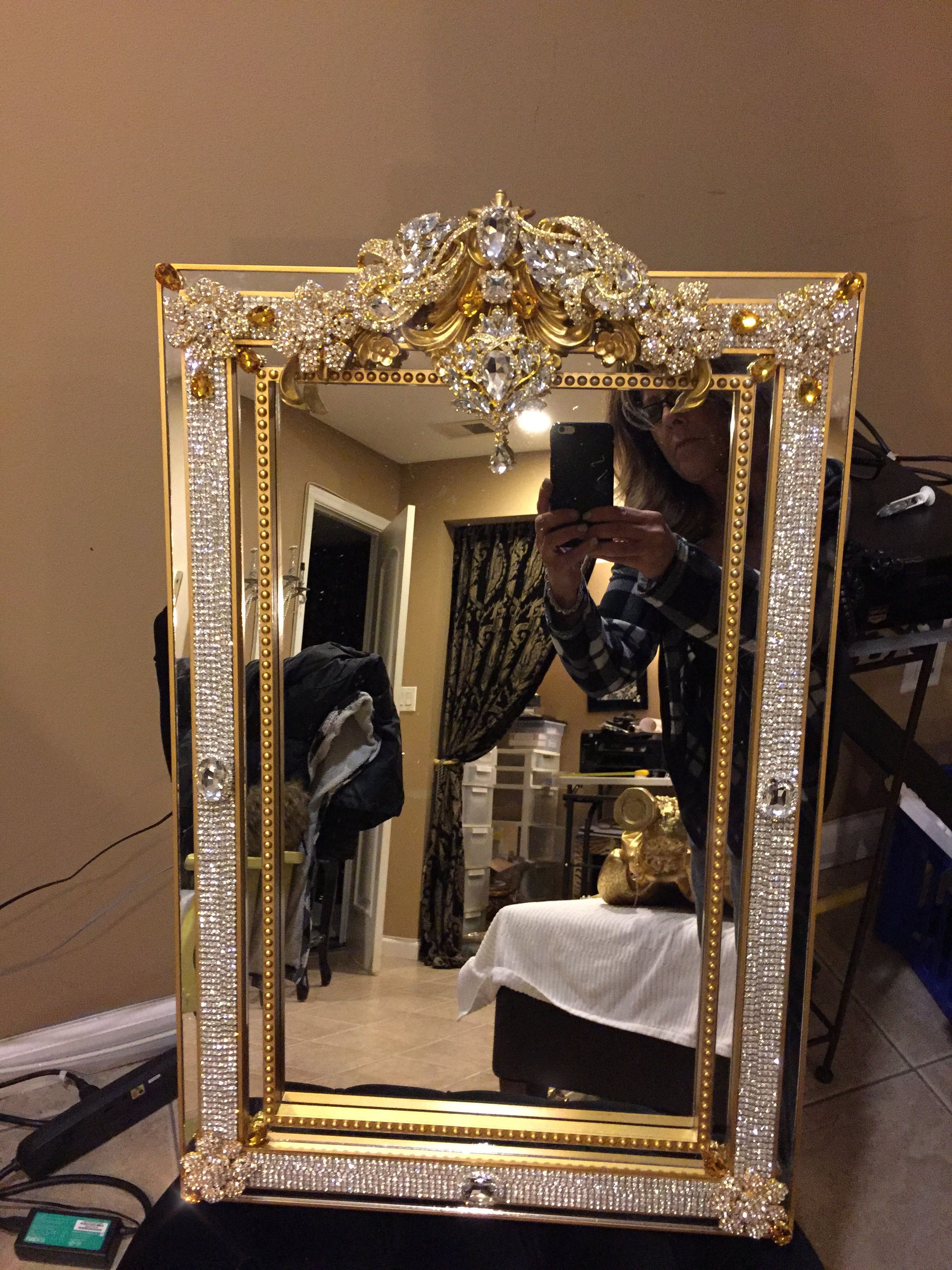 Rhinestone Mirror (Photo 2 of 20)