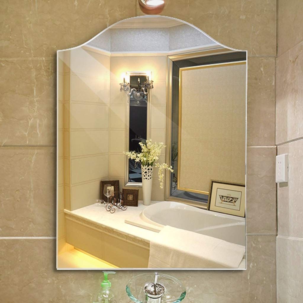 Rxy Mirror Nordic Home Art Vanity Mirror Wall Hanging Inside Most Up To Date Frameless Bathroom Wall Mirrors (View 17 of 20)