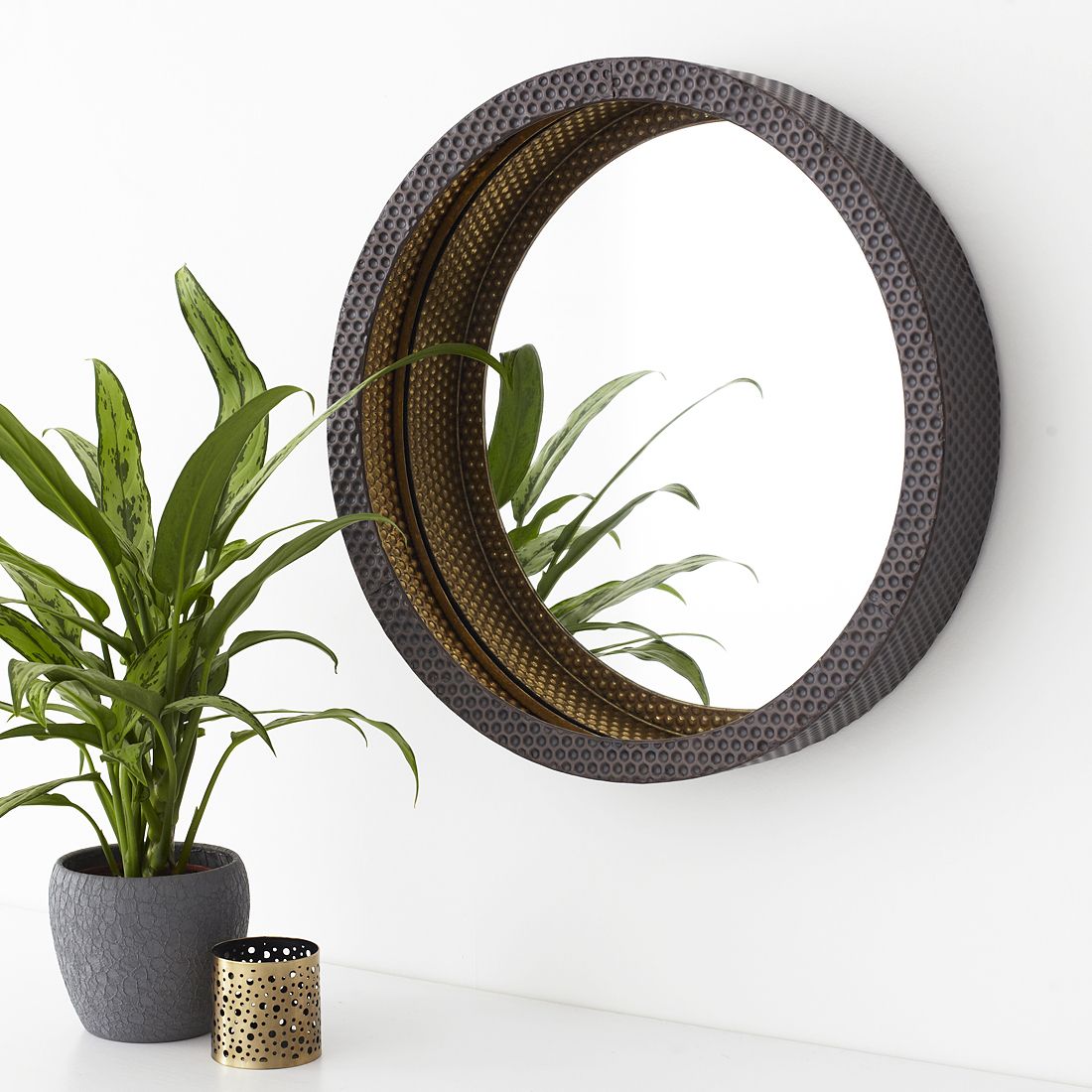 Small Round Decorative Wall Mirrors In Best And Newest Small Round Bronze Wall Mirror (View 20 of 20)