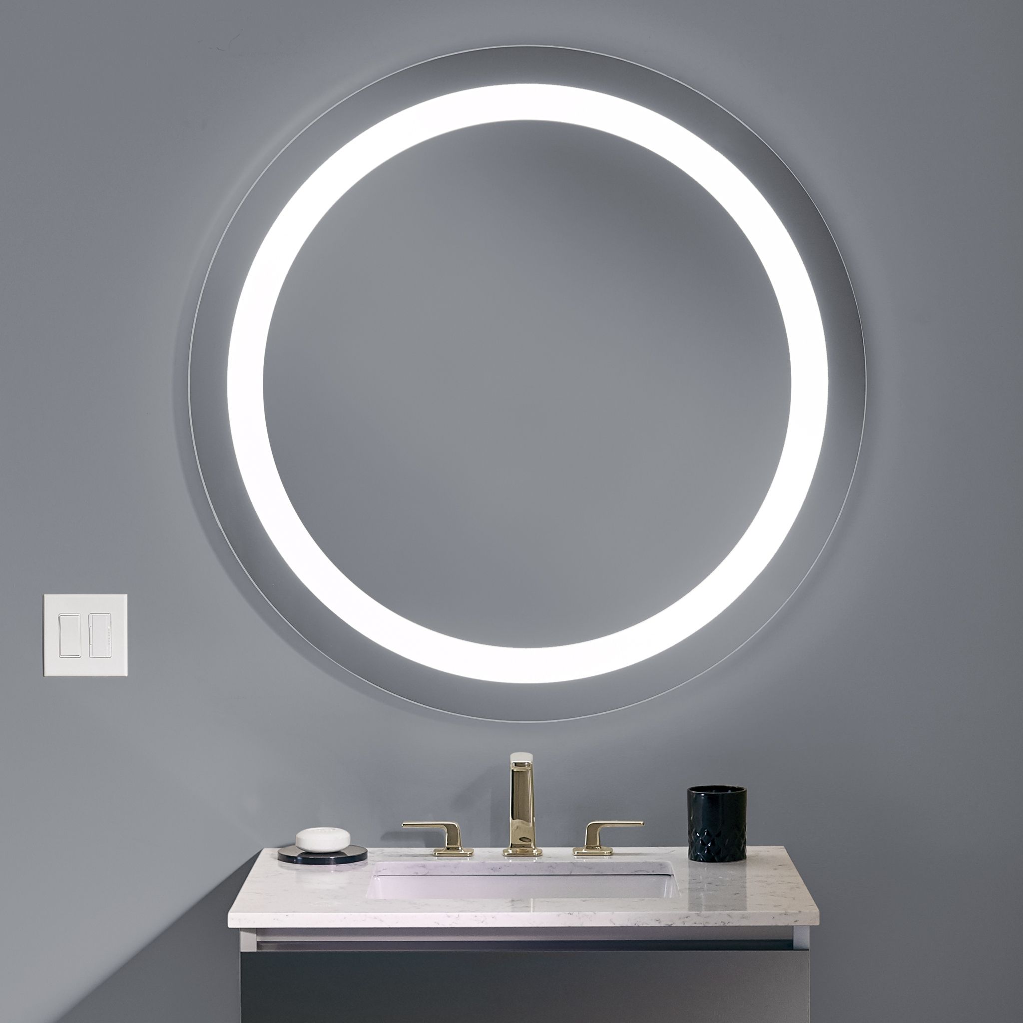 Standard Wall Mirrors Throughout Most Up To Date Bathroom Mirrors (View 7 of 20)