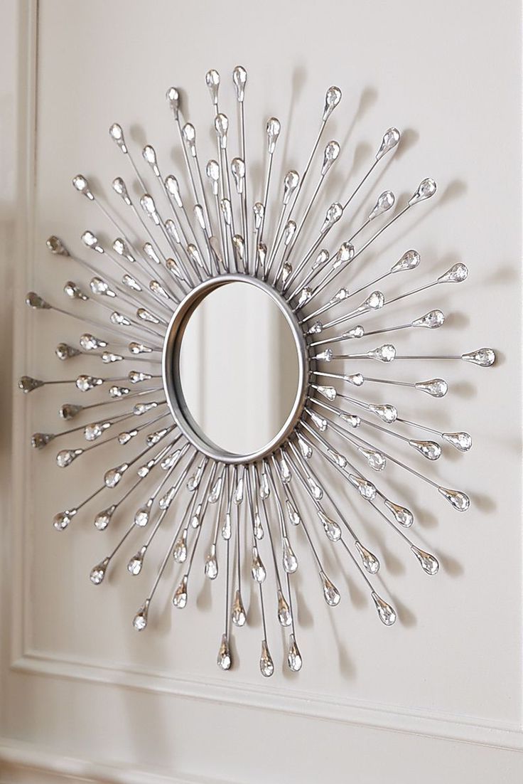 Sun Mirror Within Newest Bruckdale Decorative Flower Accent Mirrors (View 4 of 20)