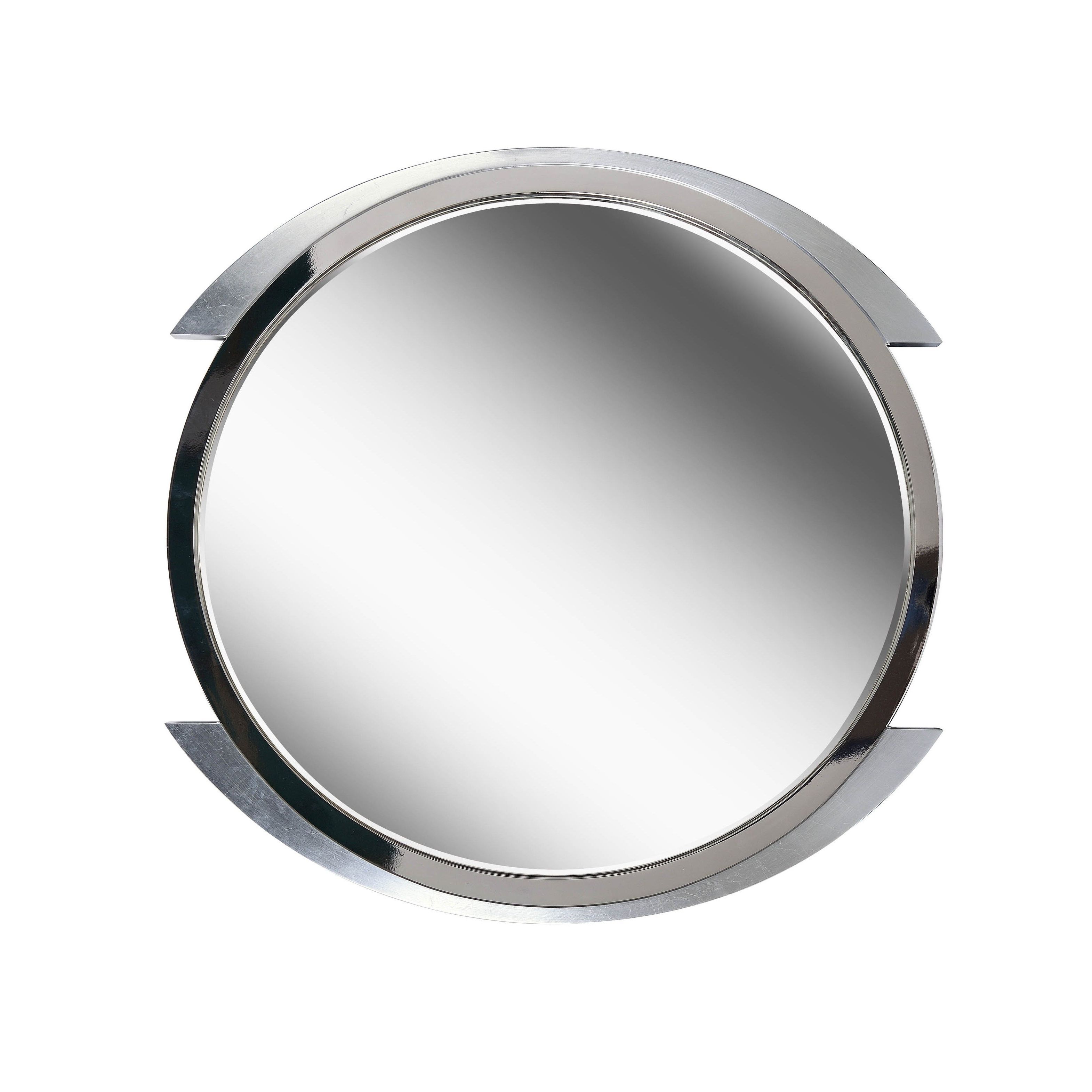Swagger Accent Wall Mirrors With Trendy Chromium 36" Brushed Steel Wall Mirror (View 19 of 20)