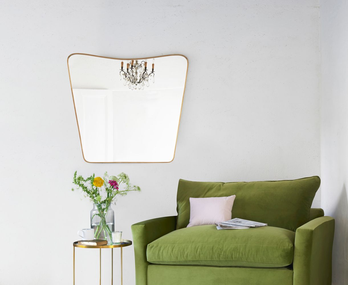 Trendy Big Brass With Regard To Vintage Wall Mirrors (View 20 of 20)
