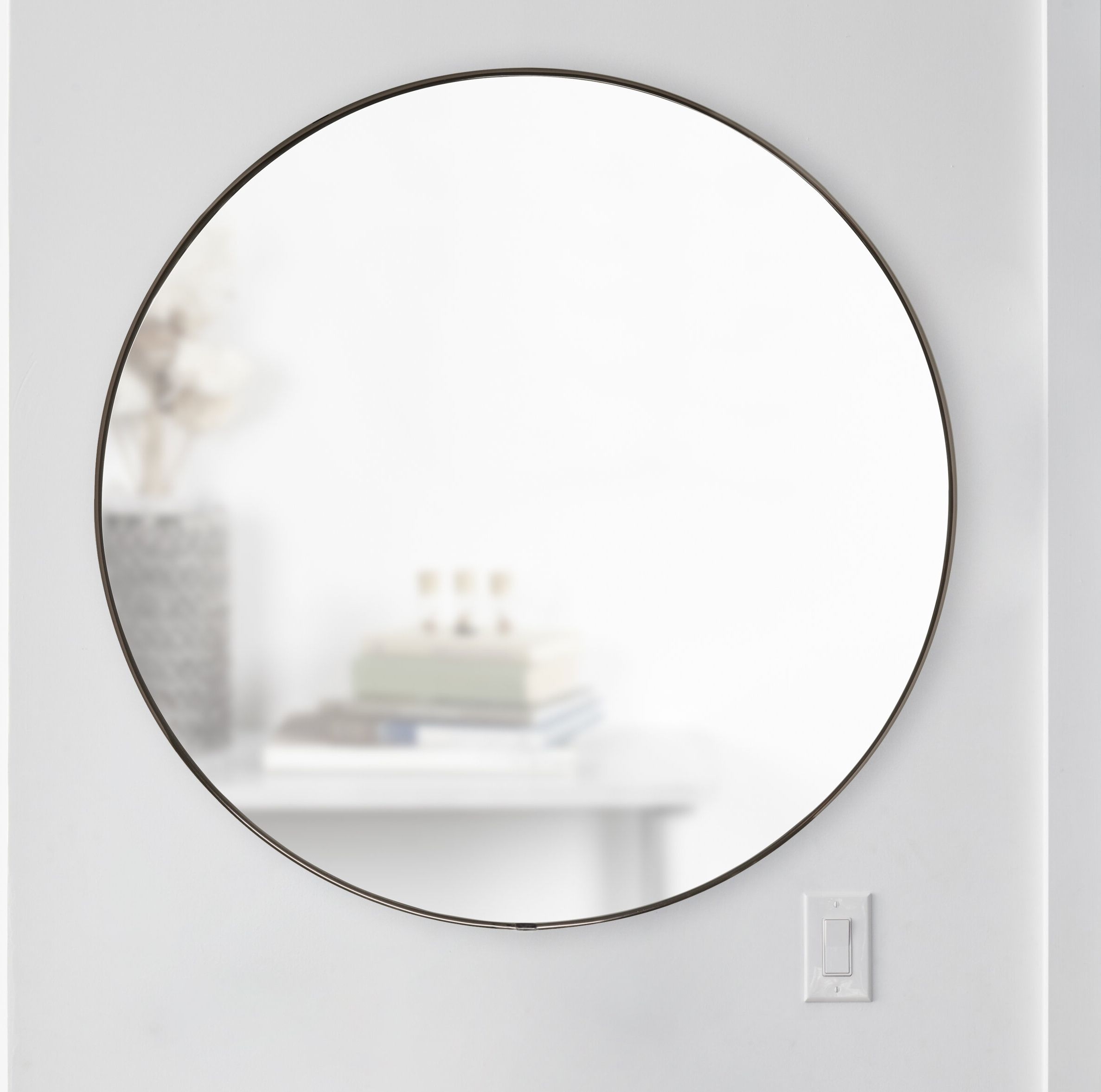 Umbra Hubba Modern & Contemporary Accent Mirror Intended For Well Liked Levan Modern & Contemporary Accent Mirrors (View 8 of 20)