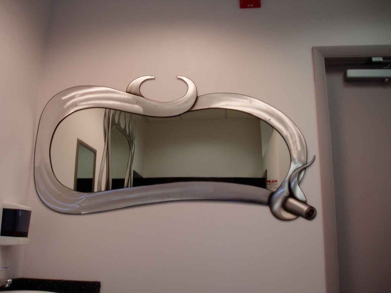 Unique Wall Mirror Design Unusual Mirrors Weird Decoration Throughout Trendy Unusual Large Wall Mirrors (View 5 of 20)