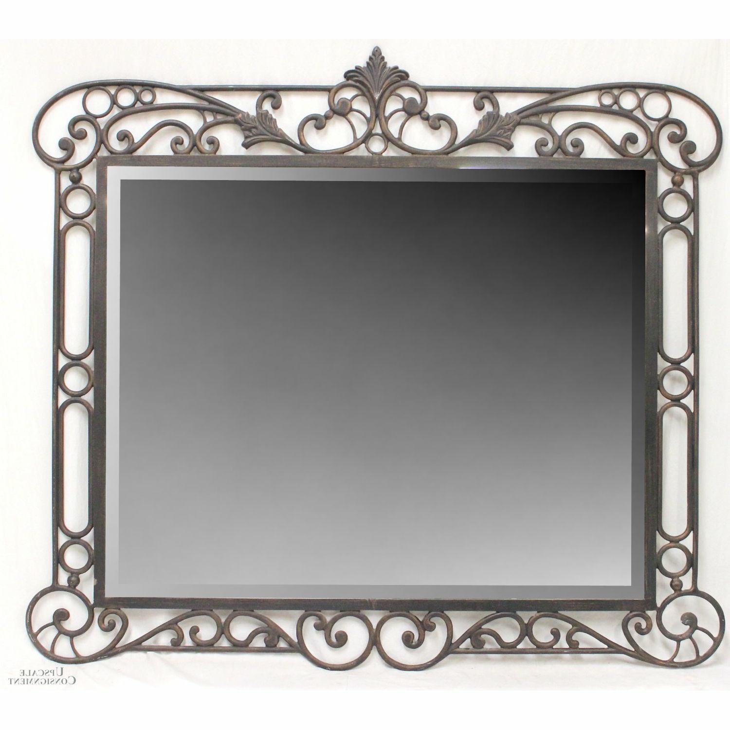 Upscale Consignment Throughout Well Liked Wrought Iron Wall Mirrors (View 10 of 20)