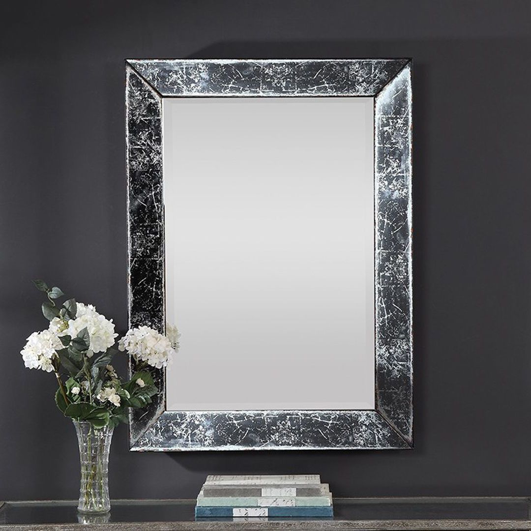 Uttermost 09533 Isla Rectangular Wall Mirror In  (View 6 of 20)