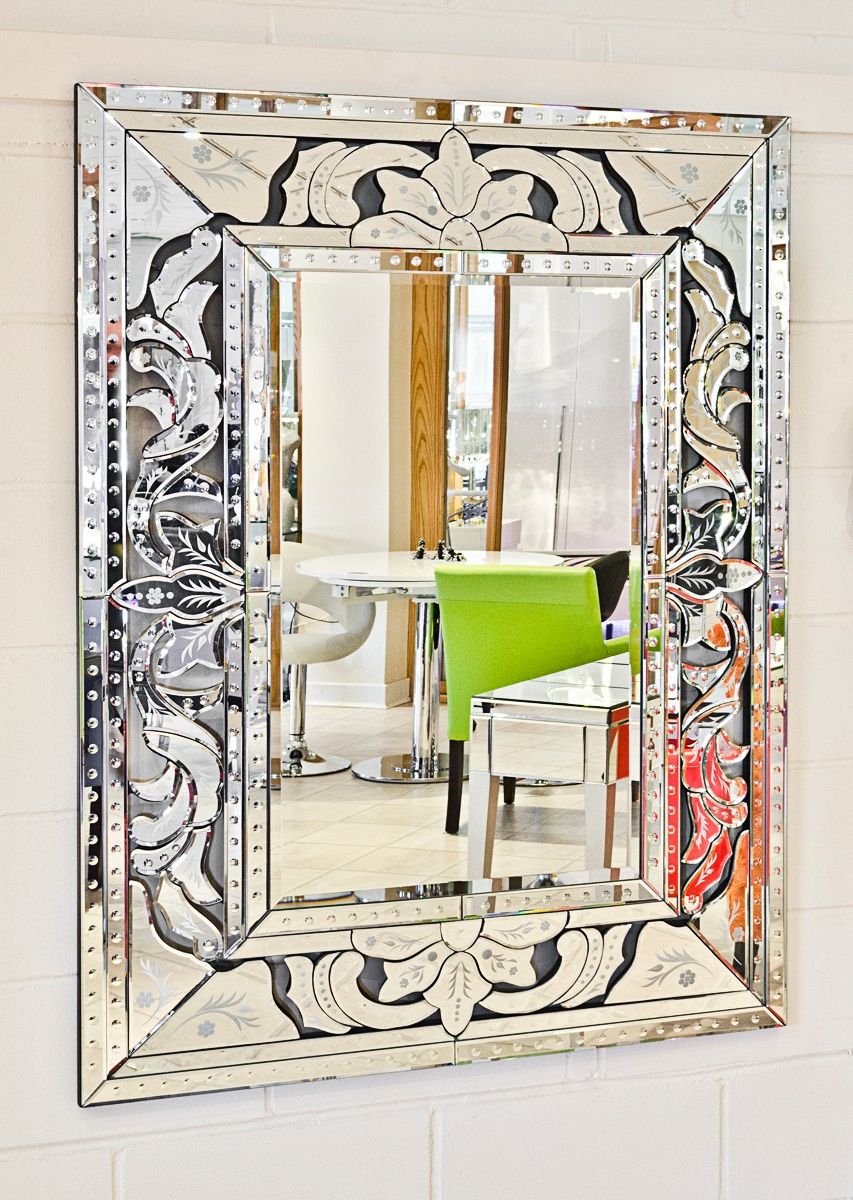 Venetian Wall Mirrors Inside Newest Bold Venetian Wall Mirror (View 1 of 20)