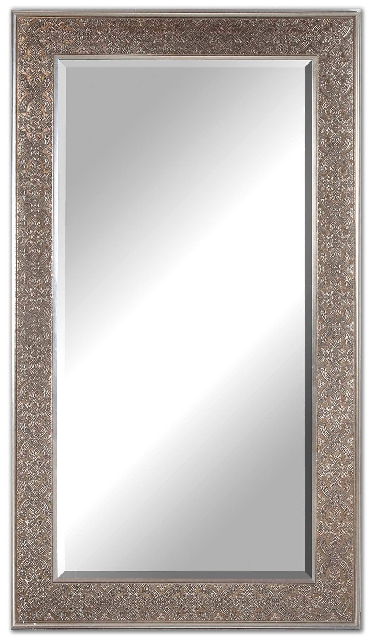 Villata Antique Silver Wall Mirroruttermost – 40″ X 70″ With 2020 Antique Silver Wall Mirrors (View 6 of 20)