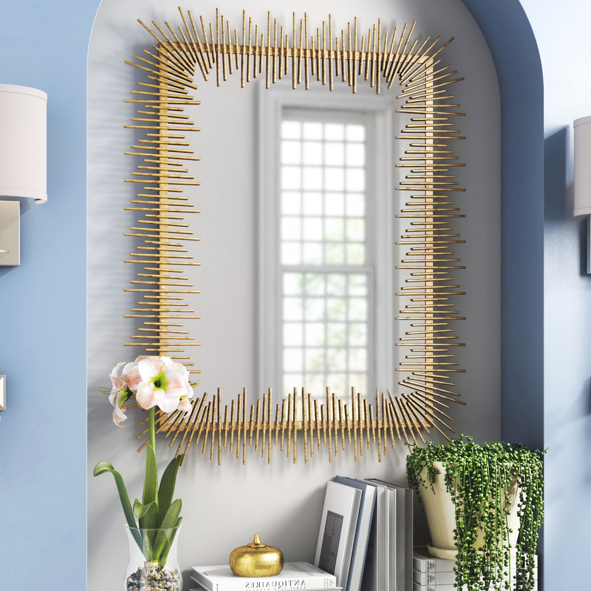 Wald Accent Mirror Regarding Best And Newest Karn Vertical Round Resin Wall Mirrors (View 9 of 20)