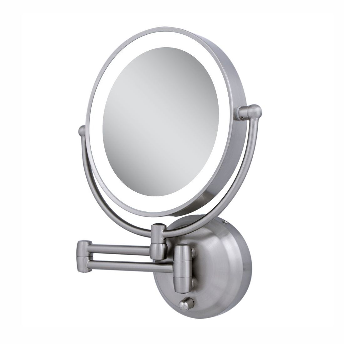 Wall Mounted Extendable Lighted Mirror • Bathroom Mirrors And Wall Intended For 2019 Extendable Wall Mirrors (View 10 of 20)