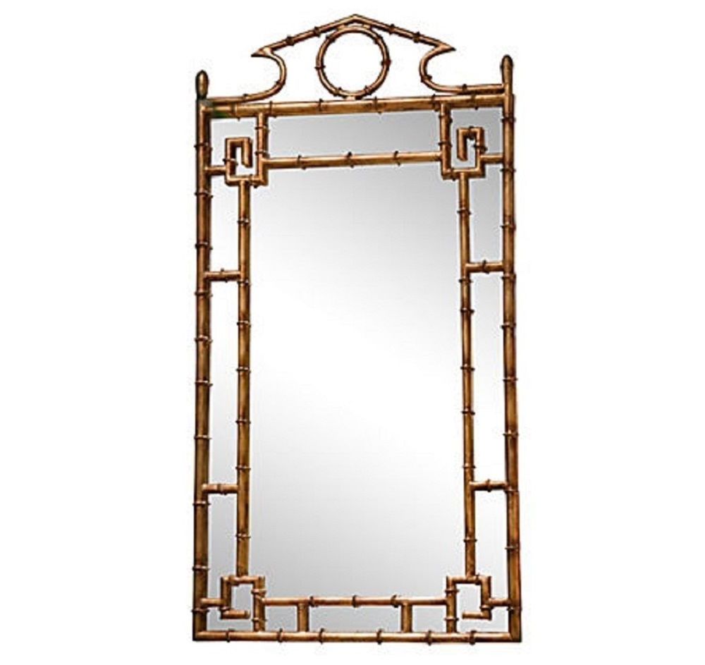 Well Known Asian Style Wall Mirrors In Xl Antique Style Gold Iron Bamboo Wall And 50 Similar Items (View 7 of 20)