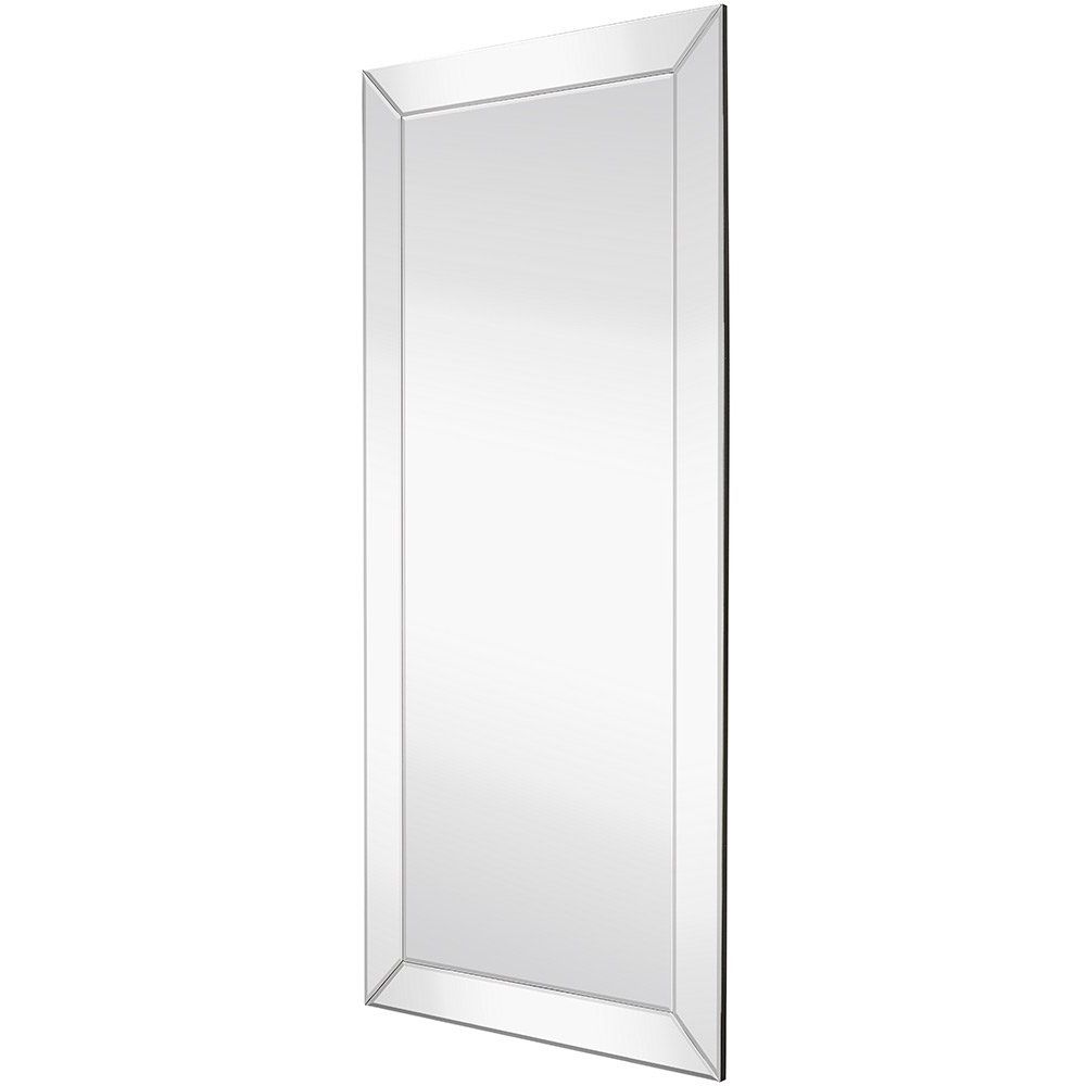 Well Known Large Framed Wall Mirror With Angled Beveled Mirror Frame (View 10 of 20)