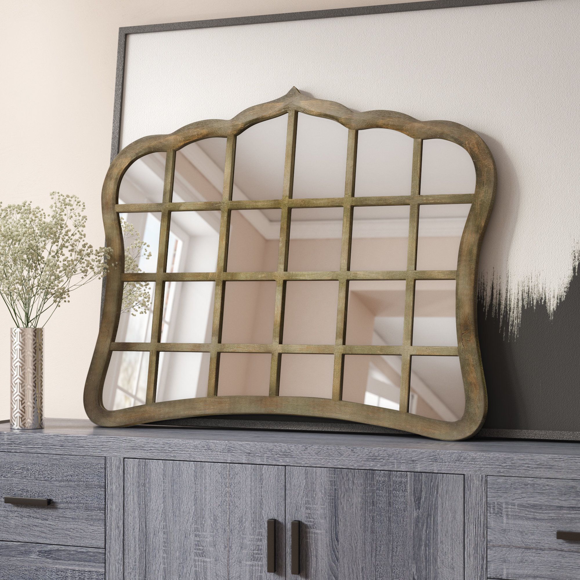 Well Known Louca Accent Mirror Pertaining To Polito Cottage/country Wall Mirrors (View 11 of 20)