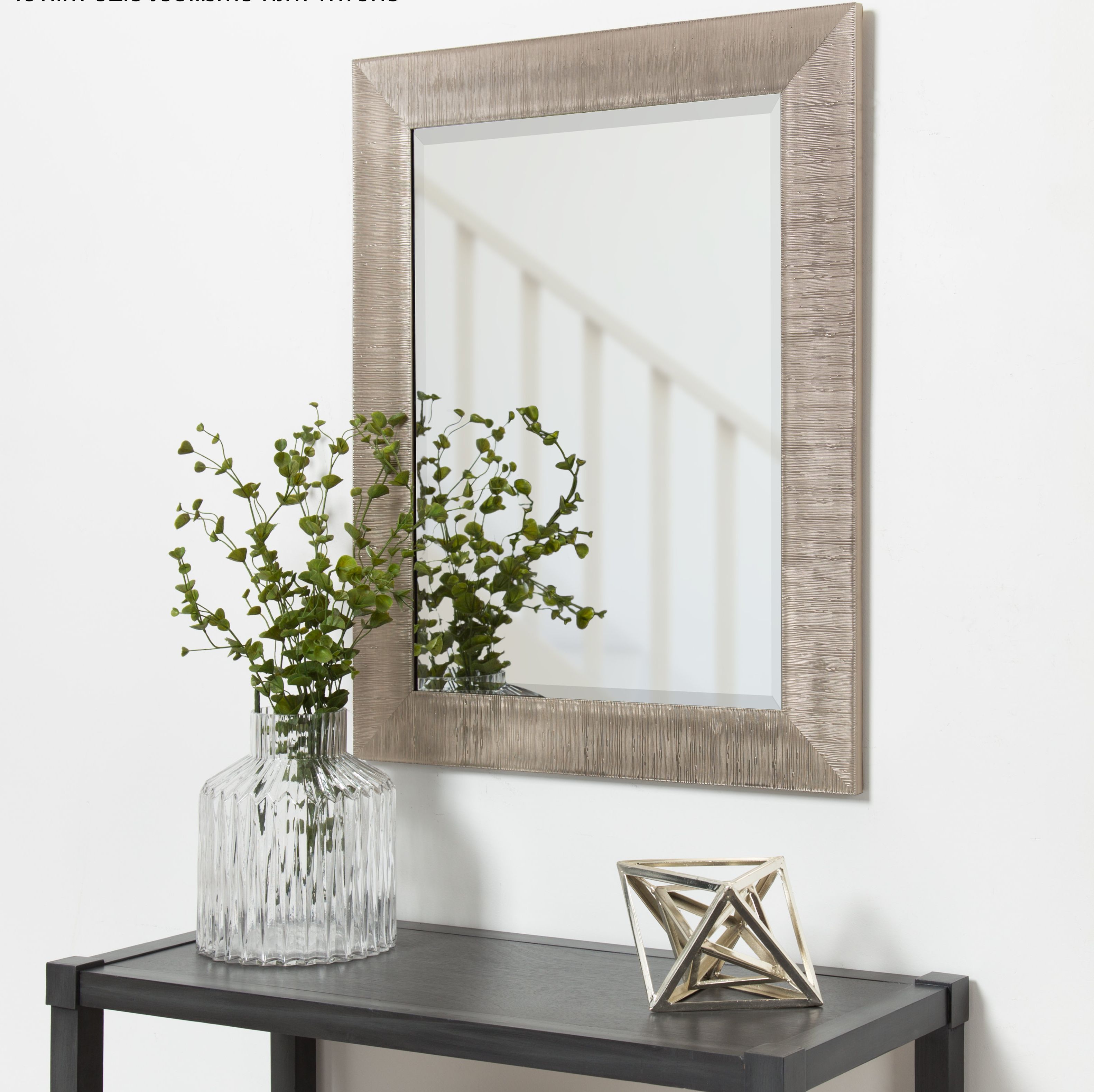 Well Liked Stamey Wall Mirrors Intended For Steinber Framed Rectangle Accent Mirror (View 14 of 20)